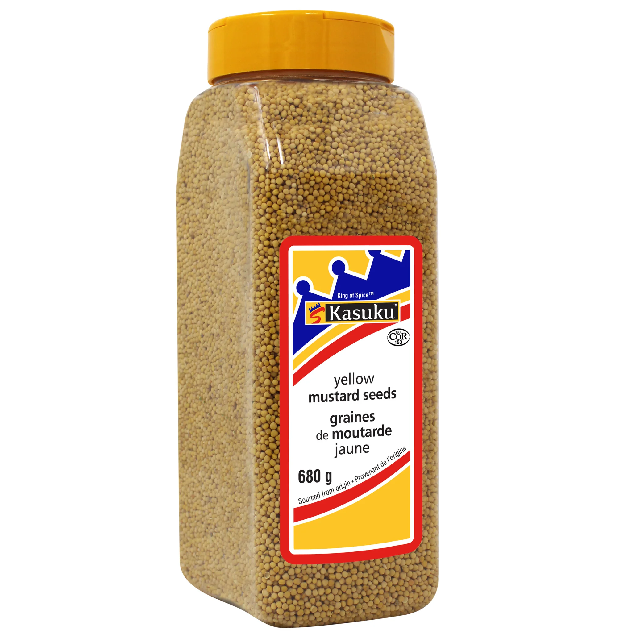 Kasuku - Yellow Mustard Seeds — Case (9 x 680 G)