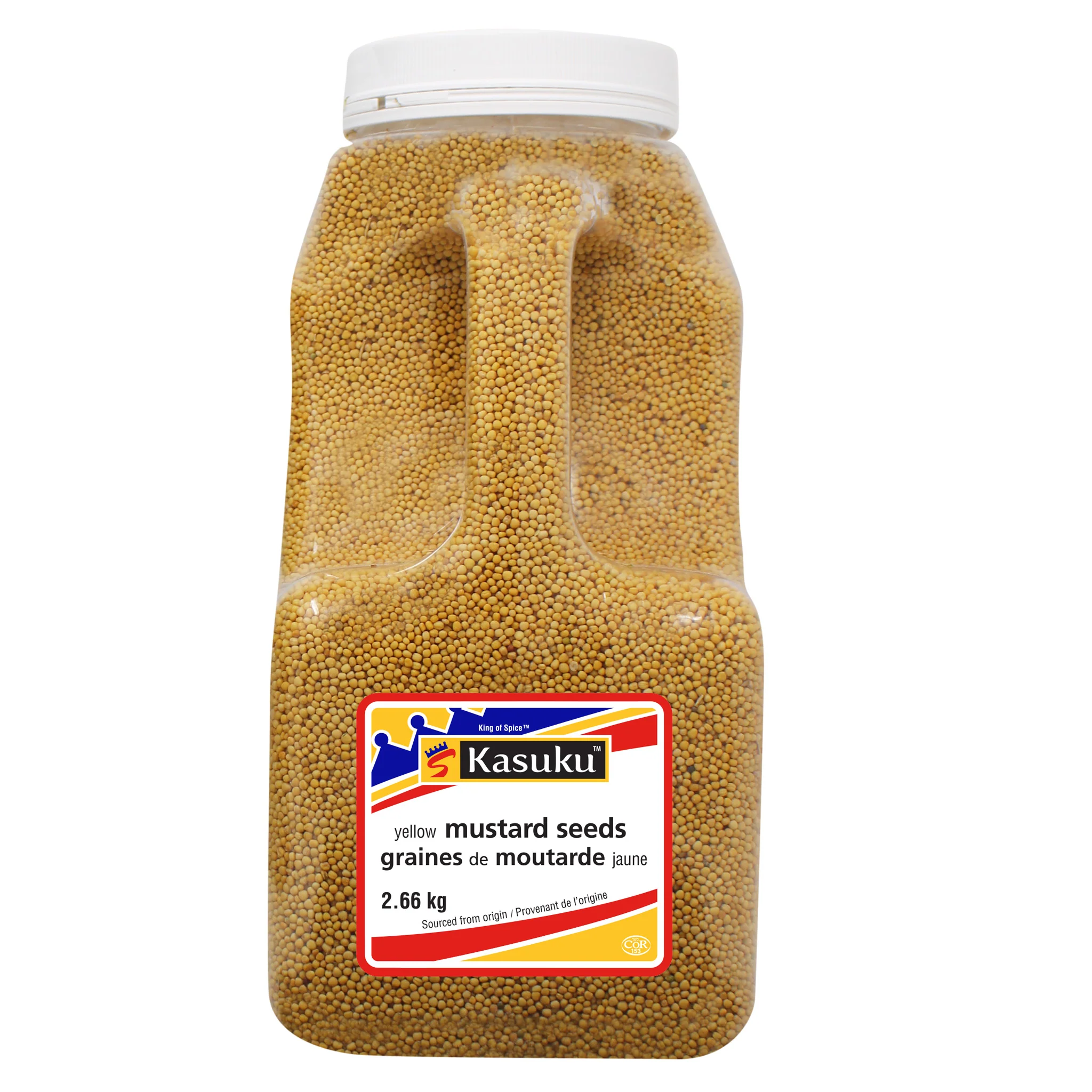 Kasuku - Yellow Mustard Seeds — Case (4 x 2.66 KG)