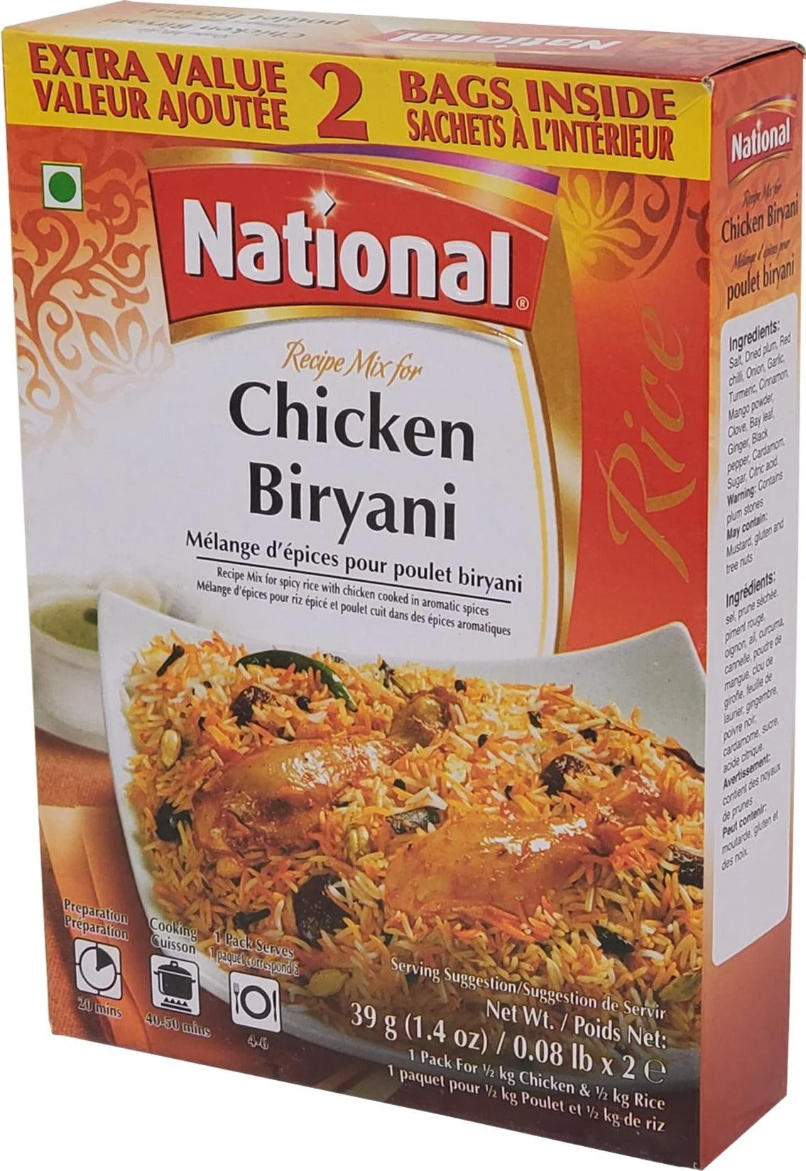 National - Chicken Biryani Masala — Each (78 G)