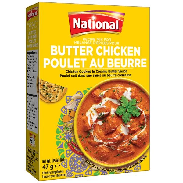 National - Butter Chicken Masala — Case (6 x 12 x 47 G)