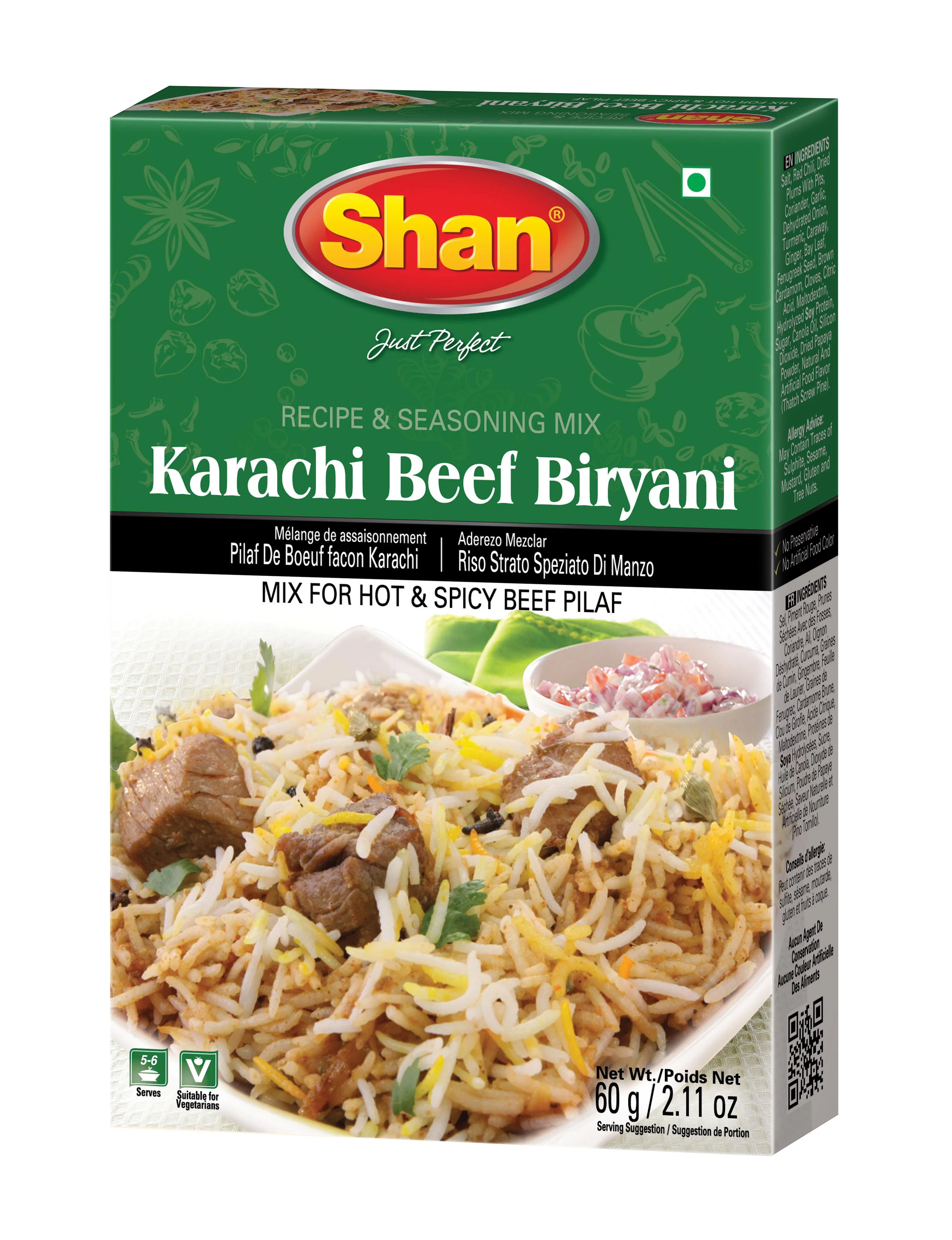 Shan - Karachi Beef Biryani — Case (24 x 6 x 60 G)
