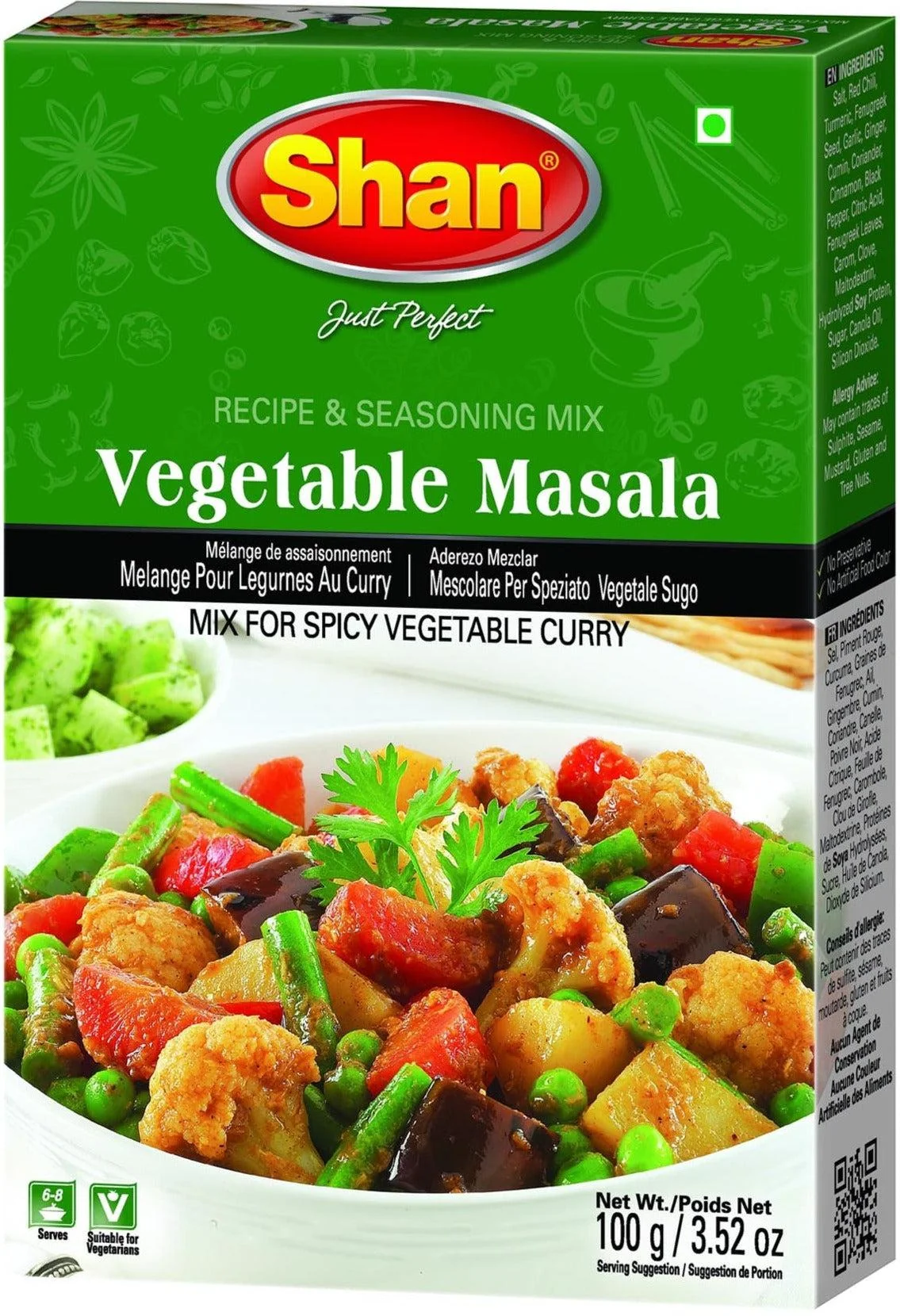Shan - Vegetable Masala — Case (6 x 100 G)