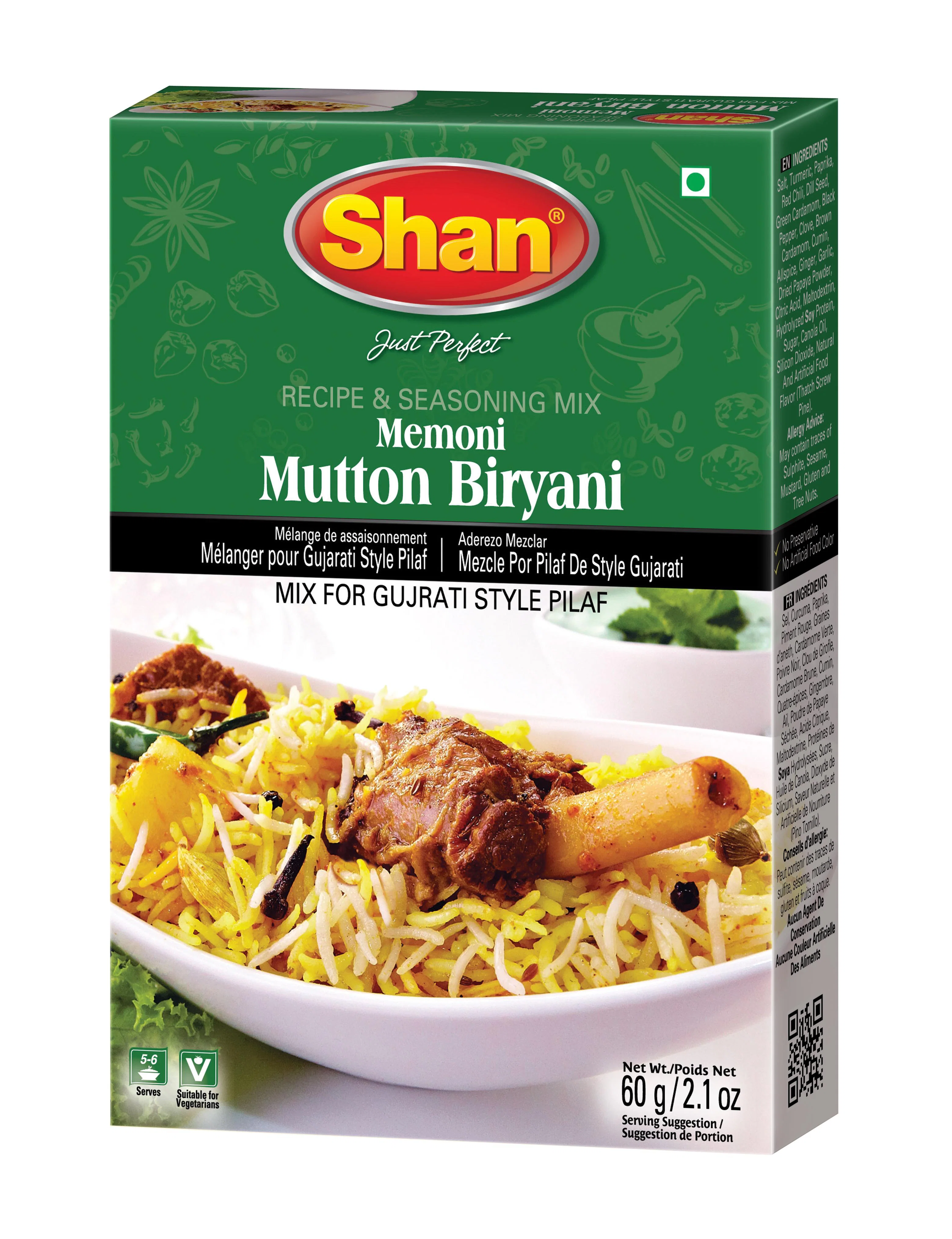 Shan - Memoni Mutton Biryani — Case (24 x 6 x 60 G)