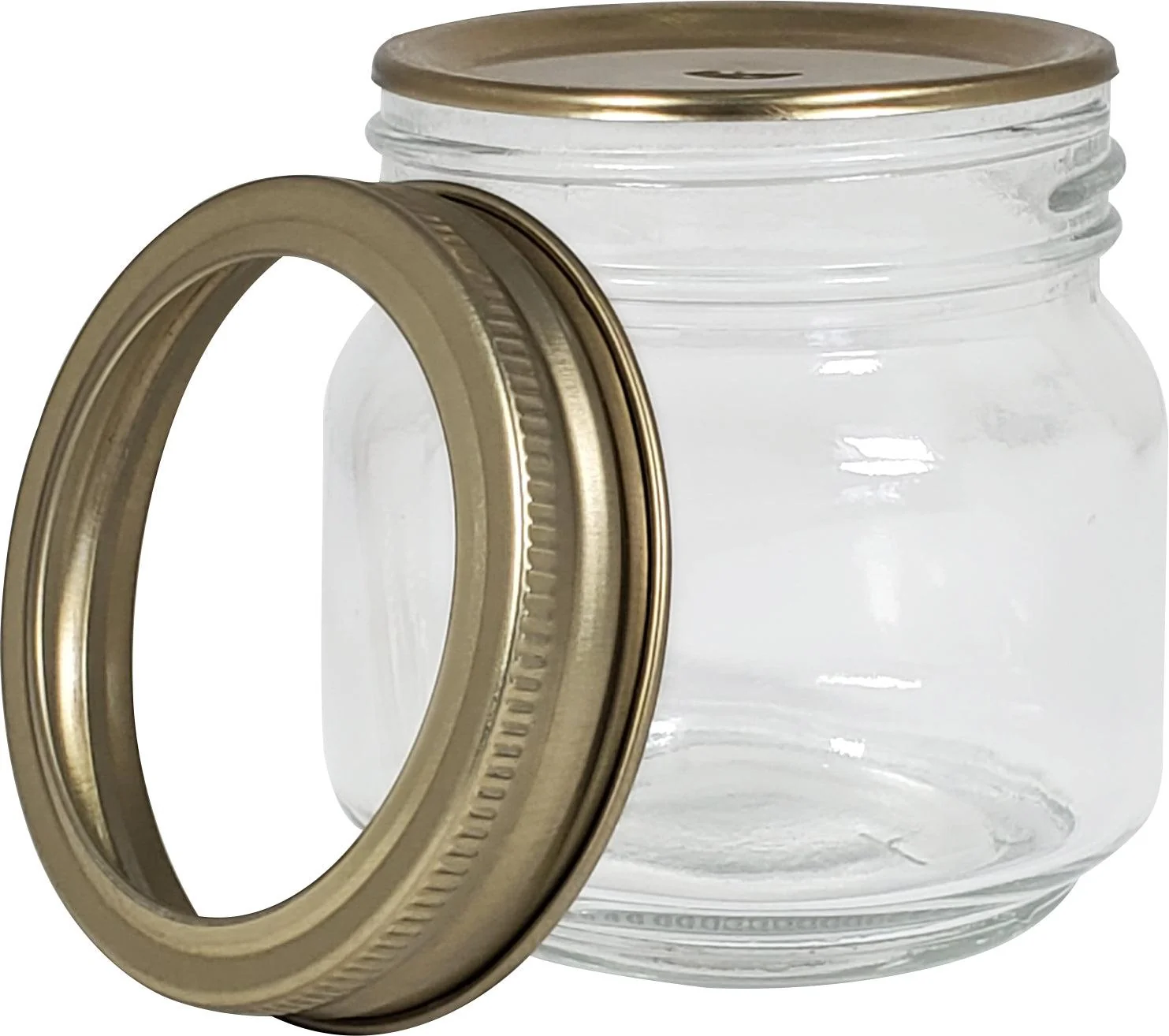Mason / Canning Jar w/Lid - 8oz/236ml — Case (12 CT)