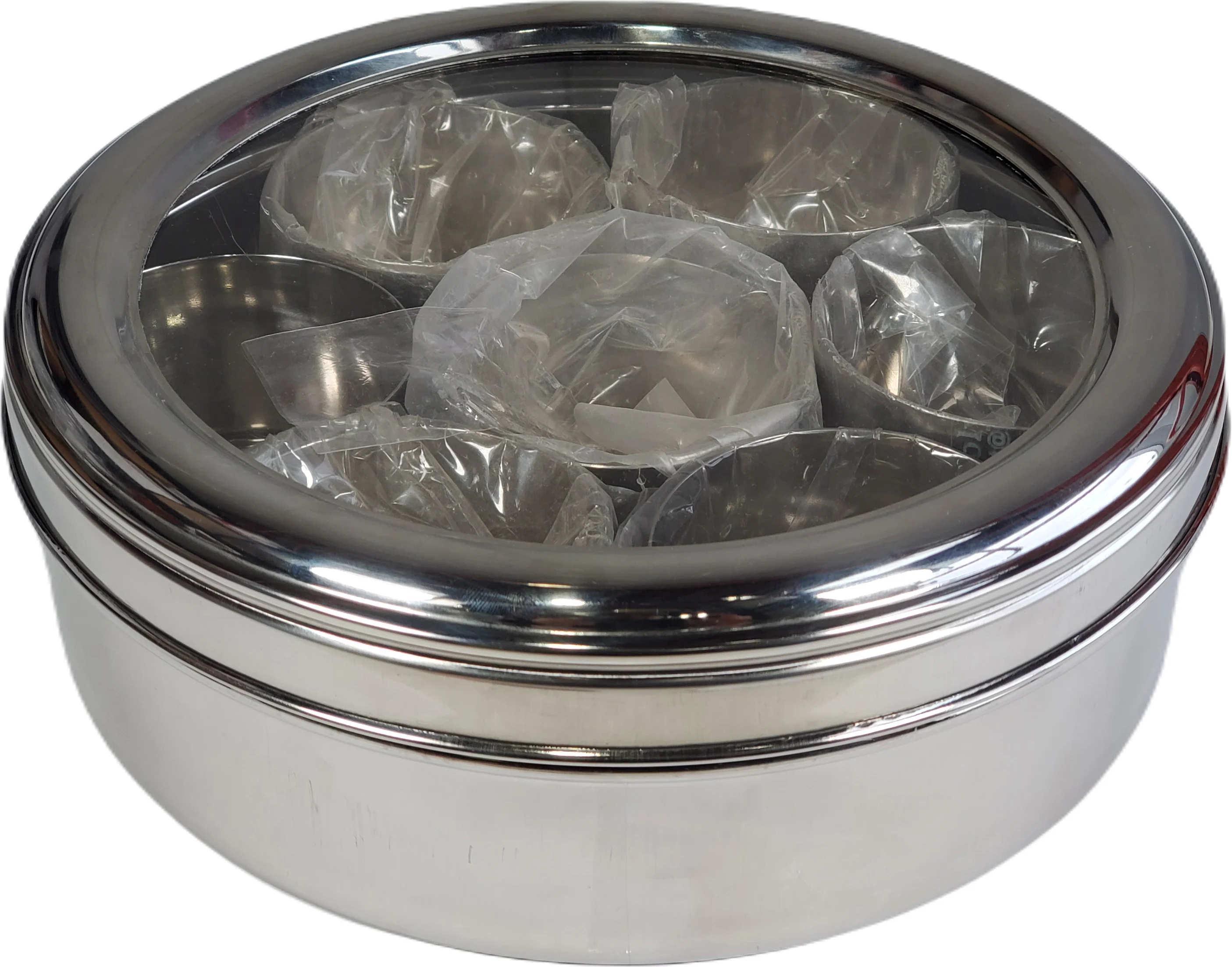 Spice Container (Masala Dabba) #11 - 7" Dia