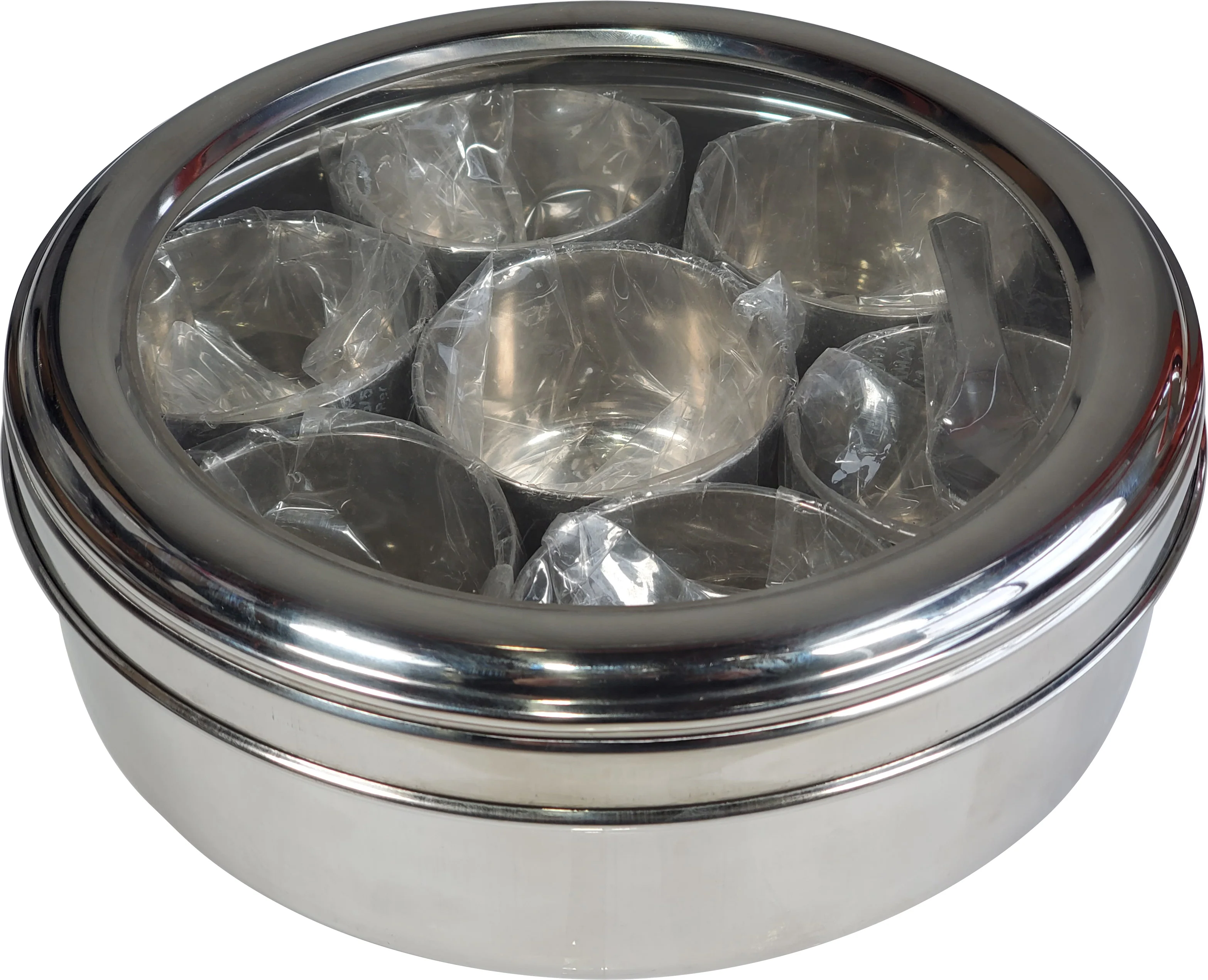 Spice Container (Masala Dabba) #13 - 9" Dia