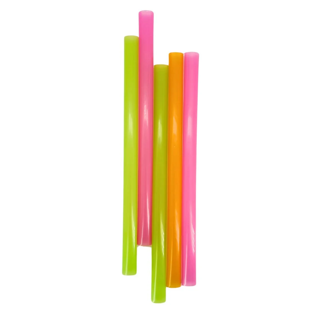 Stone - Plastic Straw - 8" Bubble Tea Assorted - 042200