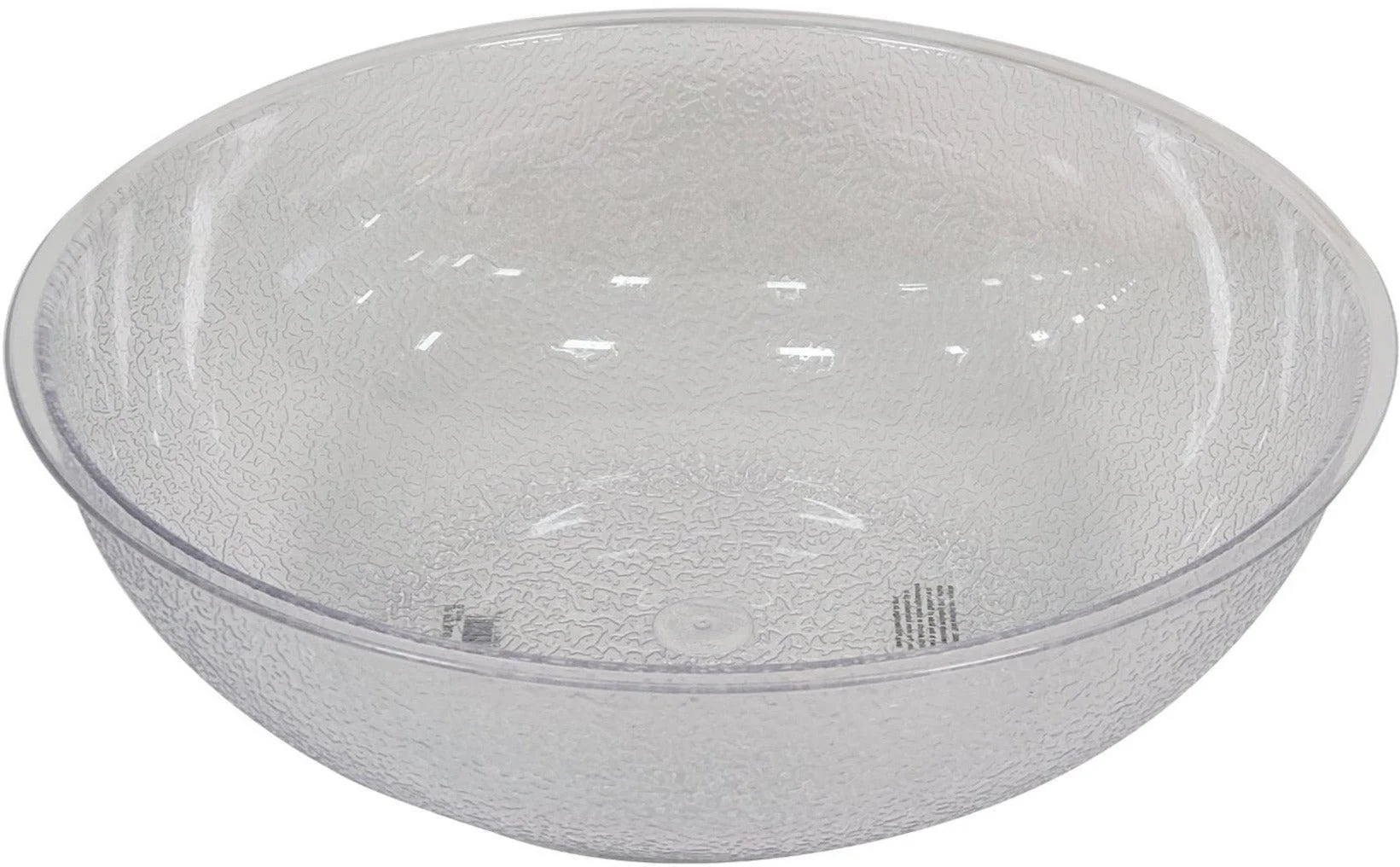 12" Plastic Crystal Salad Bowl
