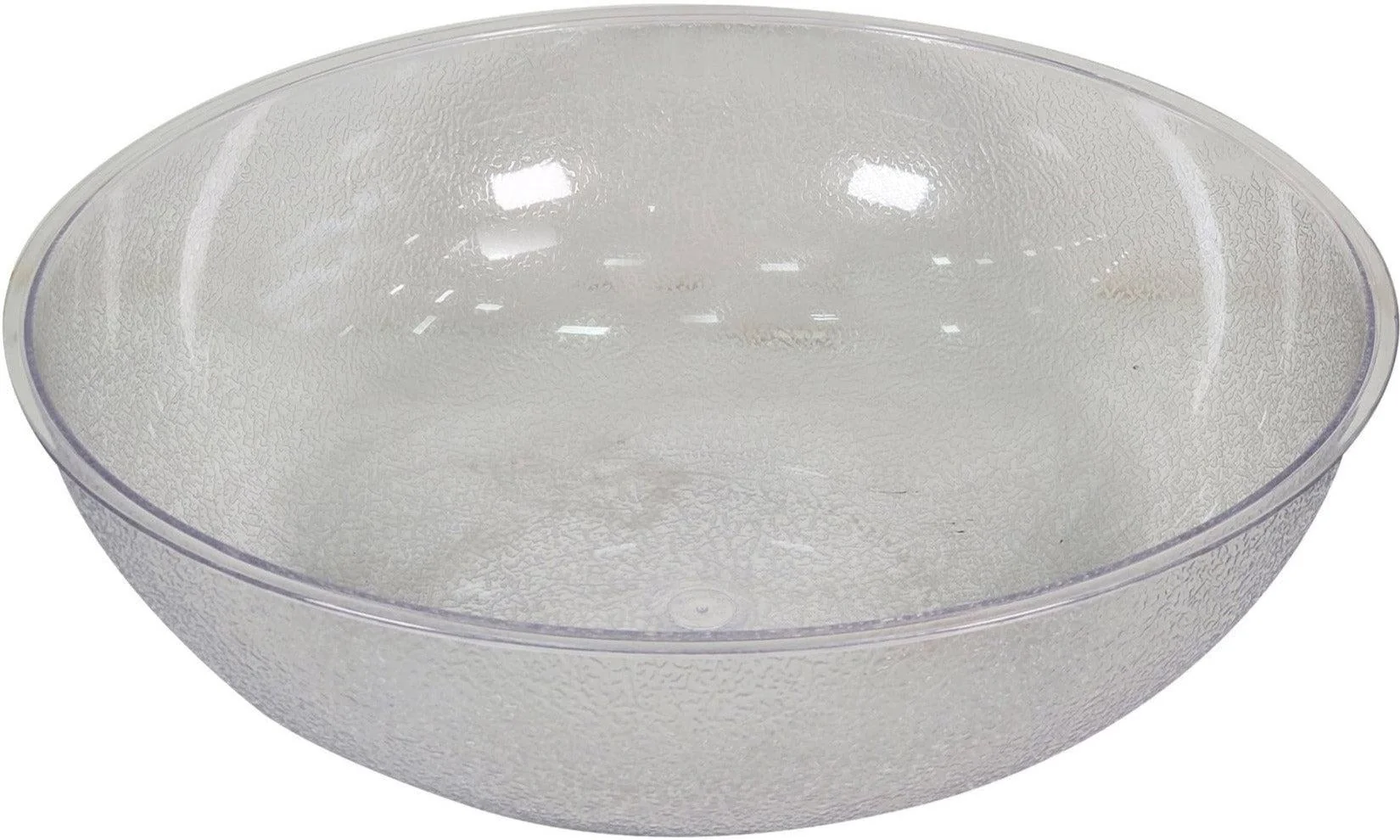 15" Plastic Crystal Salad Bowl