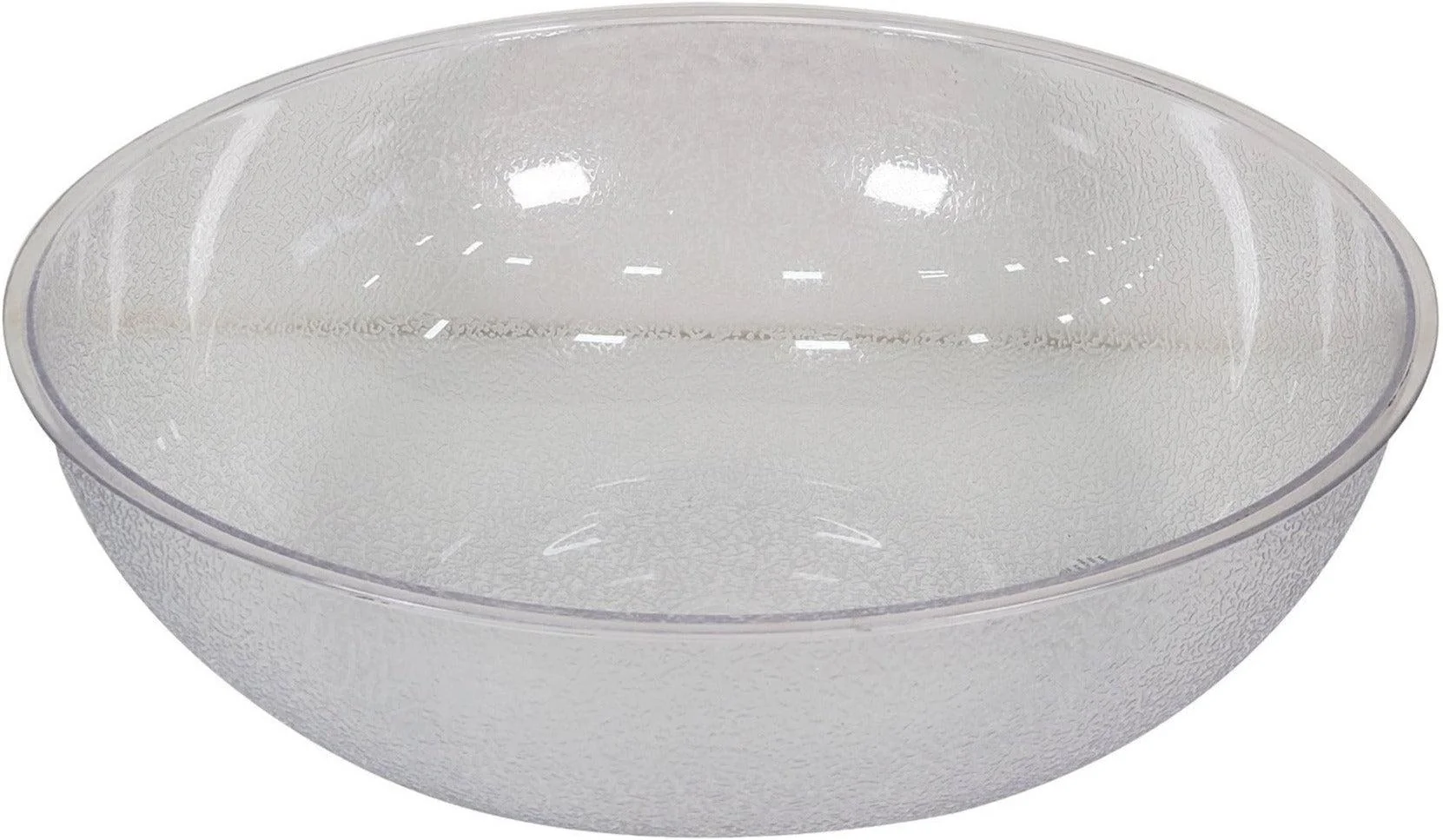18" Plastic Crystal Salad Bowl