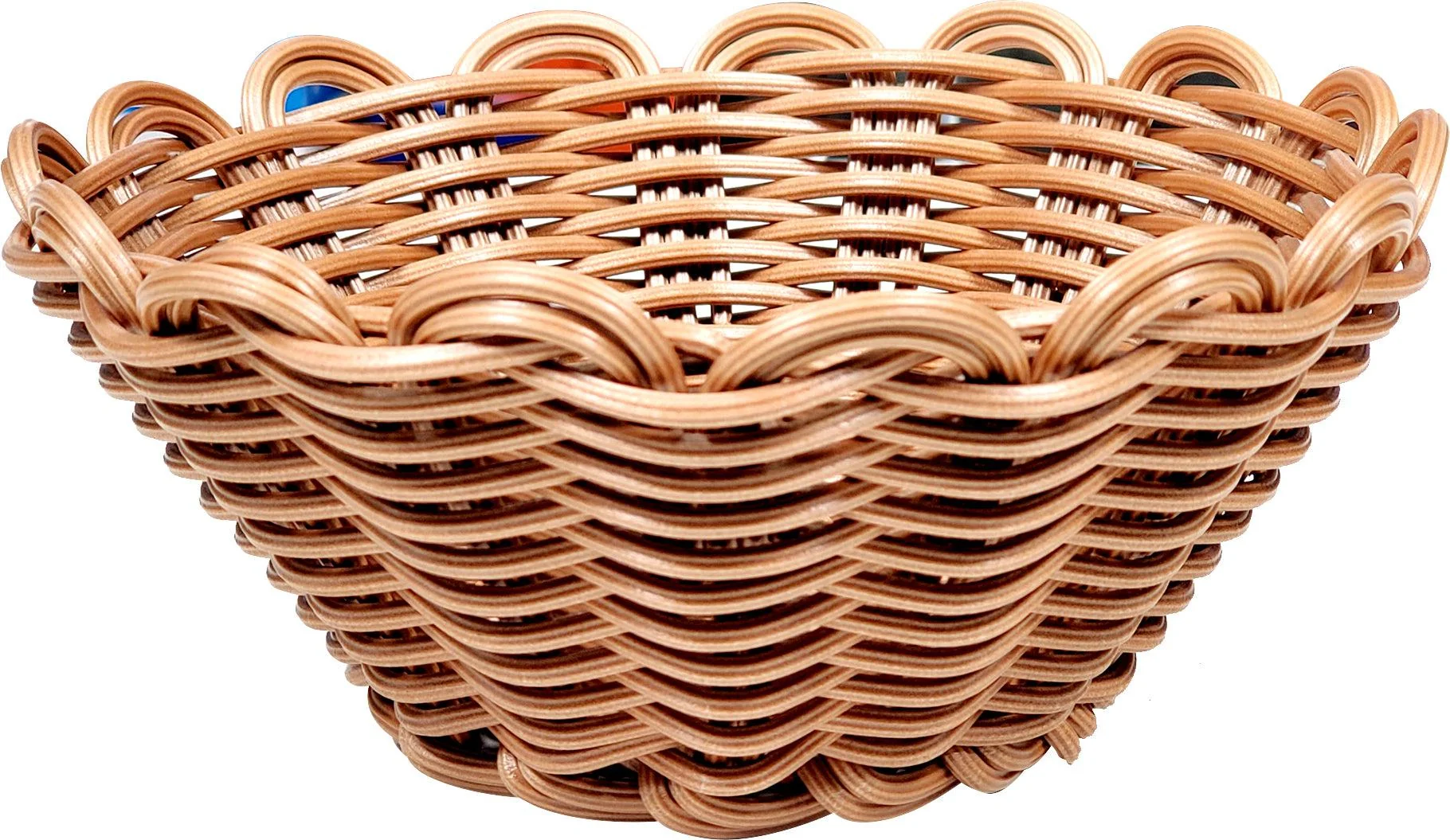 Bread Basket - Brown - 16cm/6.3" Dia - JD2171Y — Each (100 CT)
