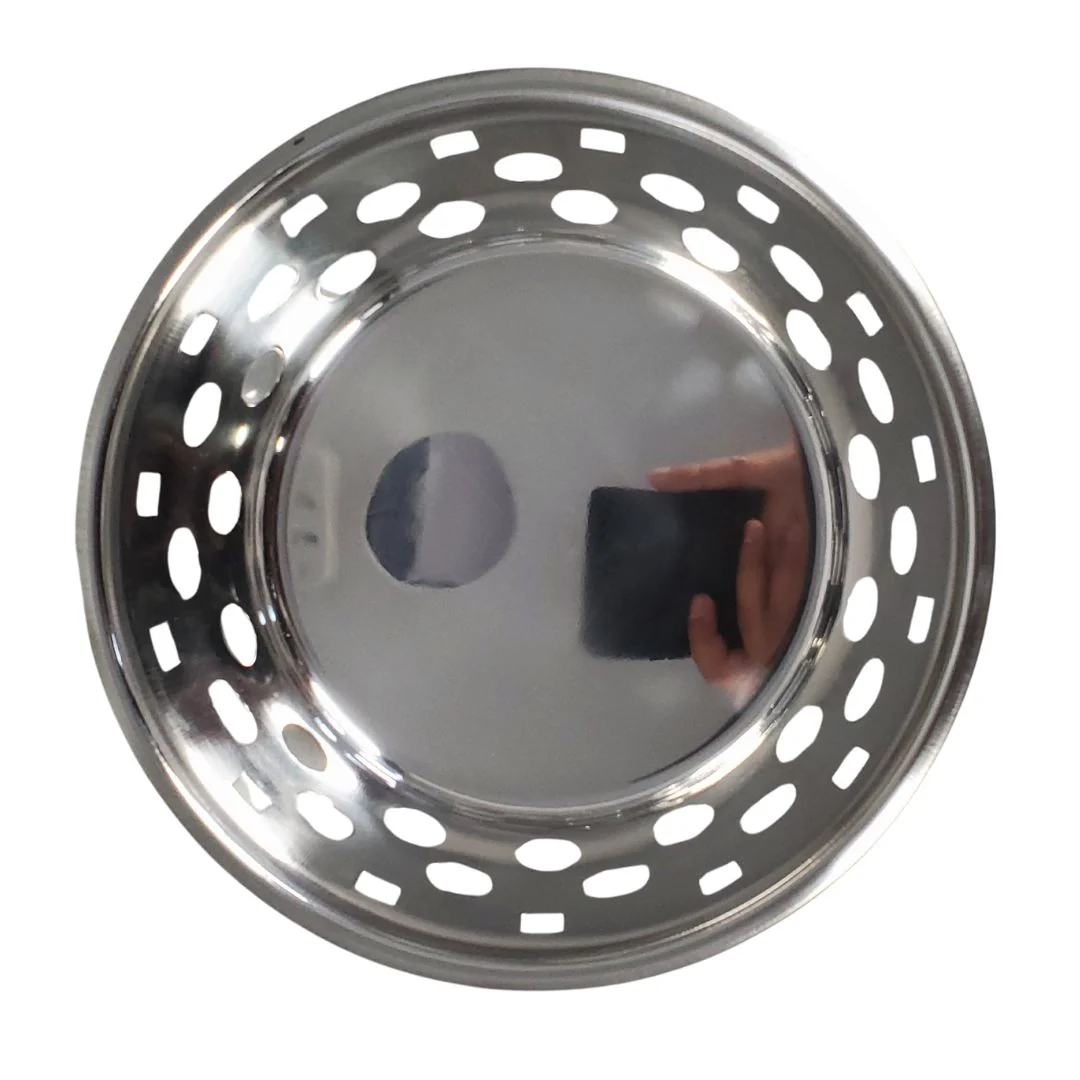 Stainless Steel Conical Bread Basket - 21x6.5cm