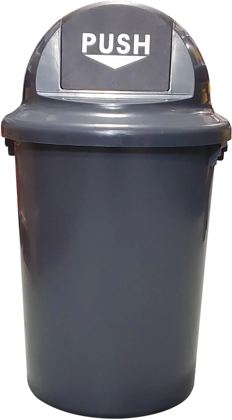 Spartano - 60L Garbage Bin w/ Dome Push Lid - Grey - 4899 — Case (5 CT)