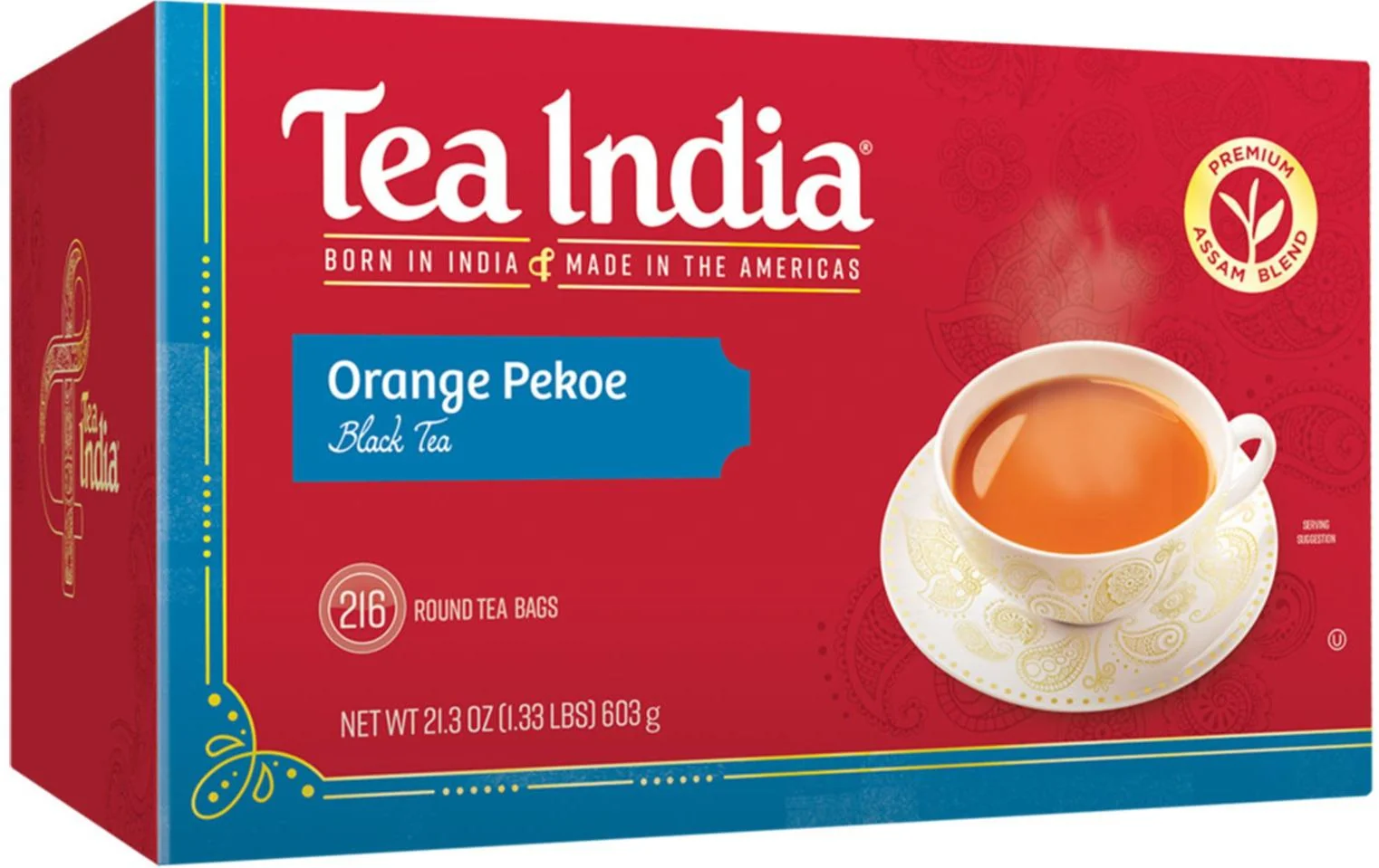Tea India - Tea Bags - Orange Pekoe — Case (8 CT)