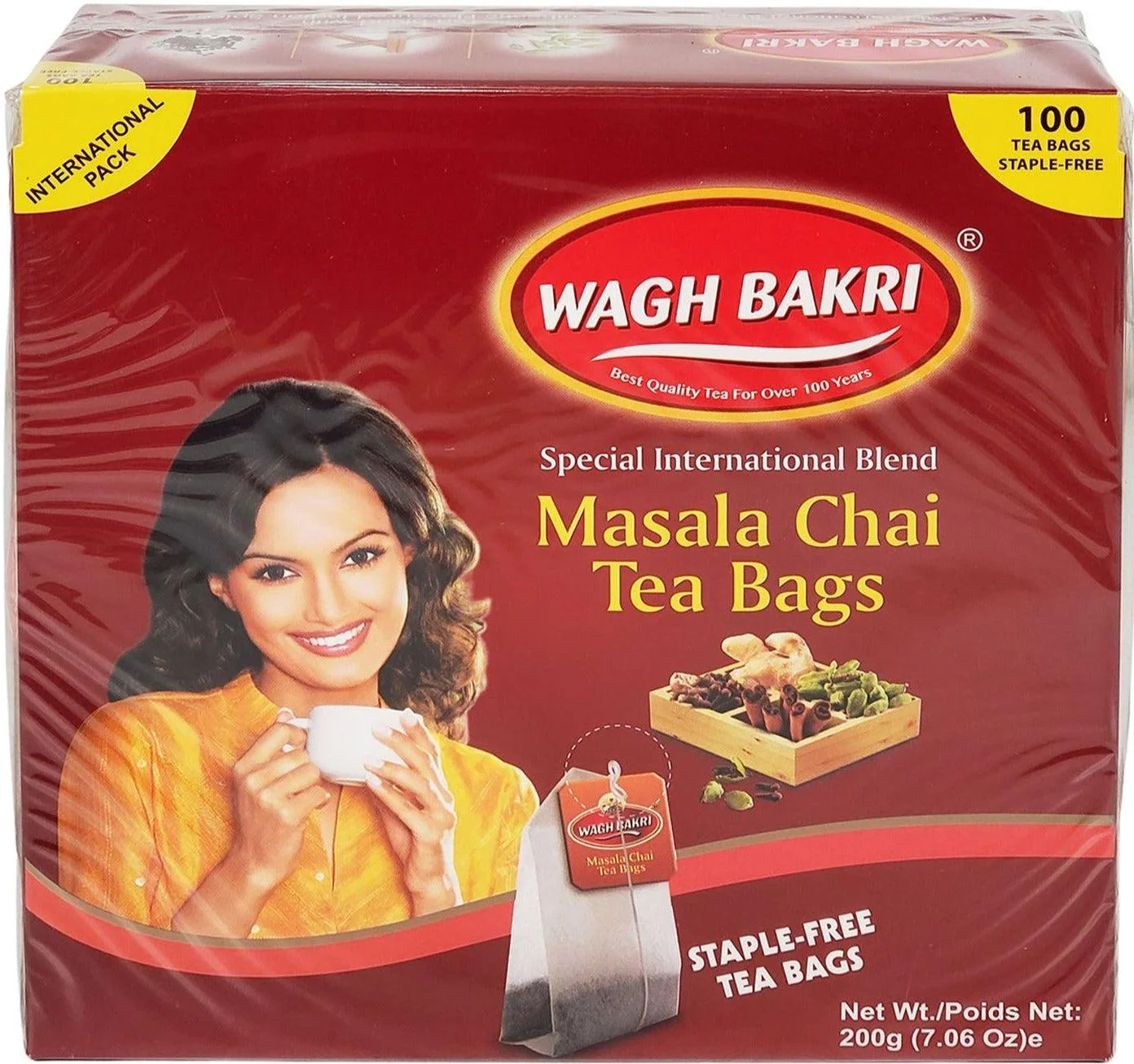 Wagh Bakri - Tea Bags - Masala Chai — Each (200 G)