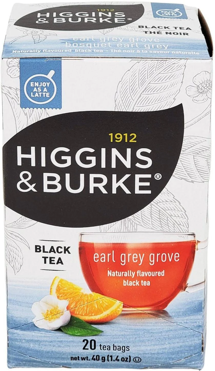 Higgins & Burke - Tea Bags - Earl Grey - Black Tea — Case (6 CT)