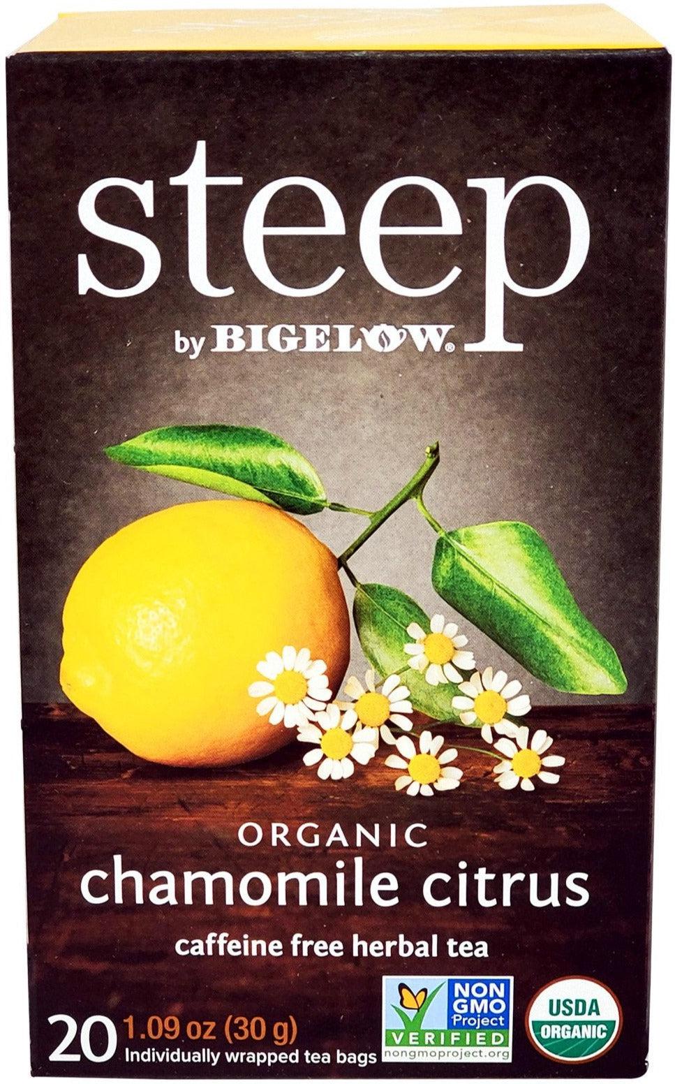 Steep - Tea Bags - Organic - Chamomile Citrus — Case (6 x 20 CT)
