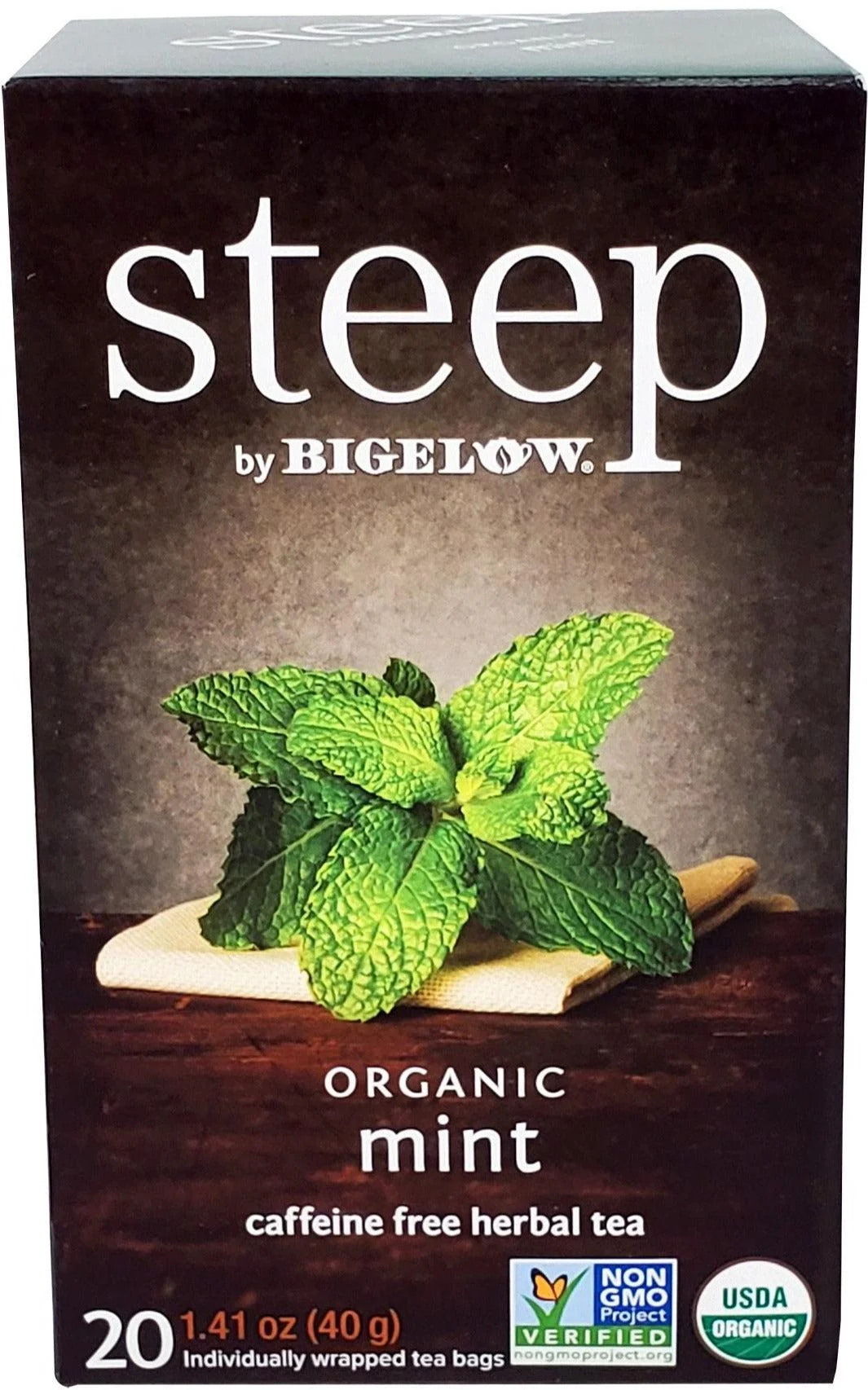 Steep - Tea Bags - Organic - Mint — Case (6 x 20 CT)