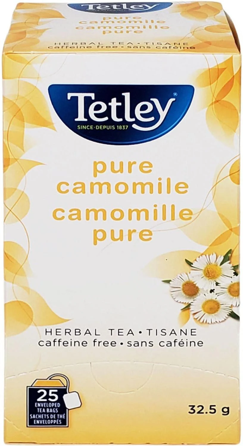 Tetley - Tea Bags - Pure Camomile W/String — Case (25 CT)