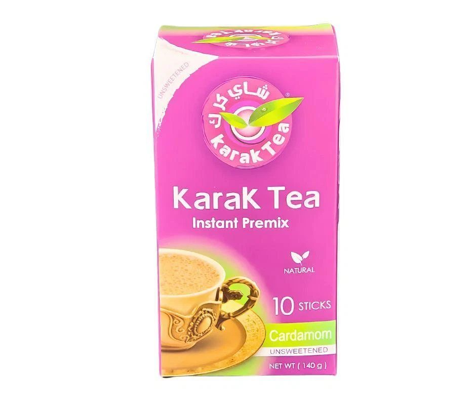 Karak Tea Unsweetened Cardamom — Case (10 x 20 G)