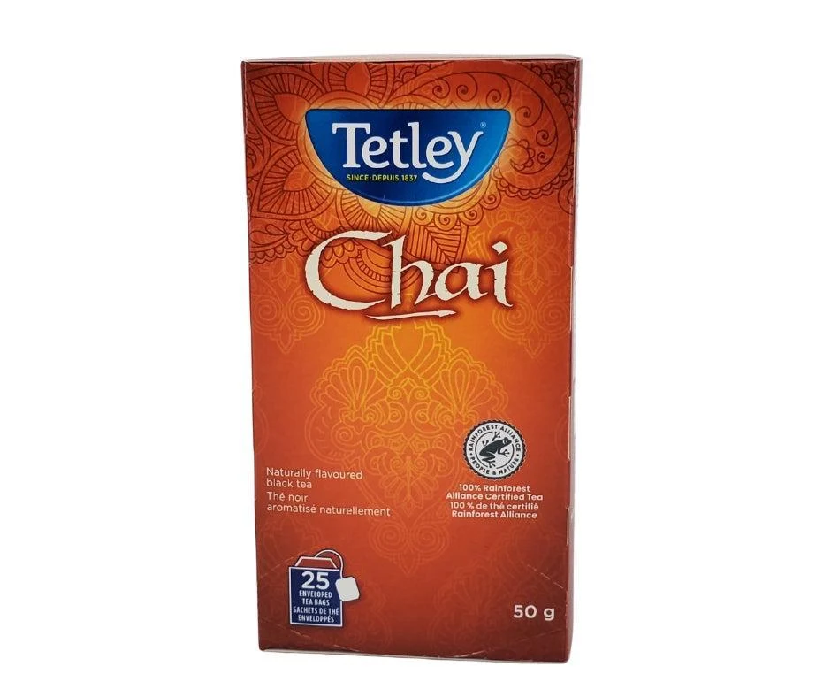 Tetley - Tea Bags - Chai — Case (25 CT)