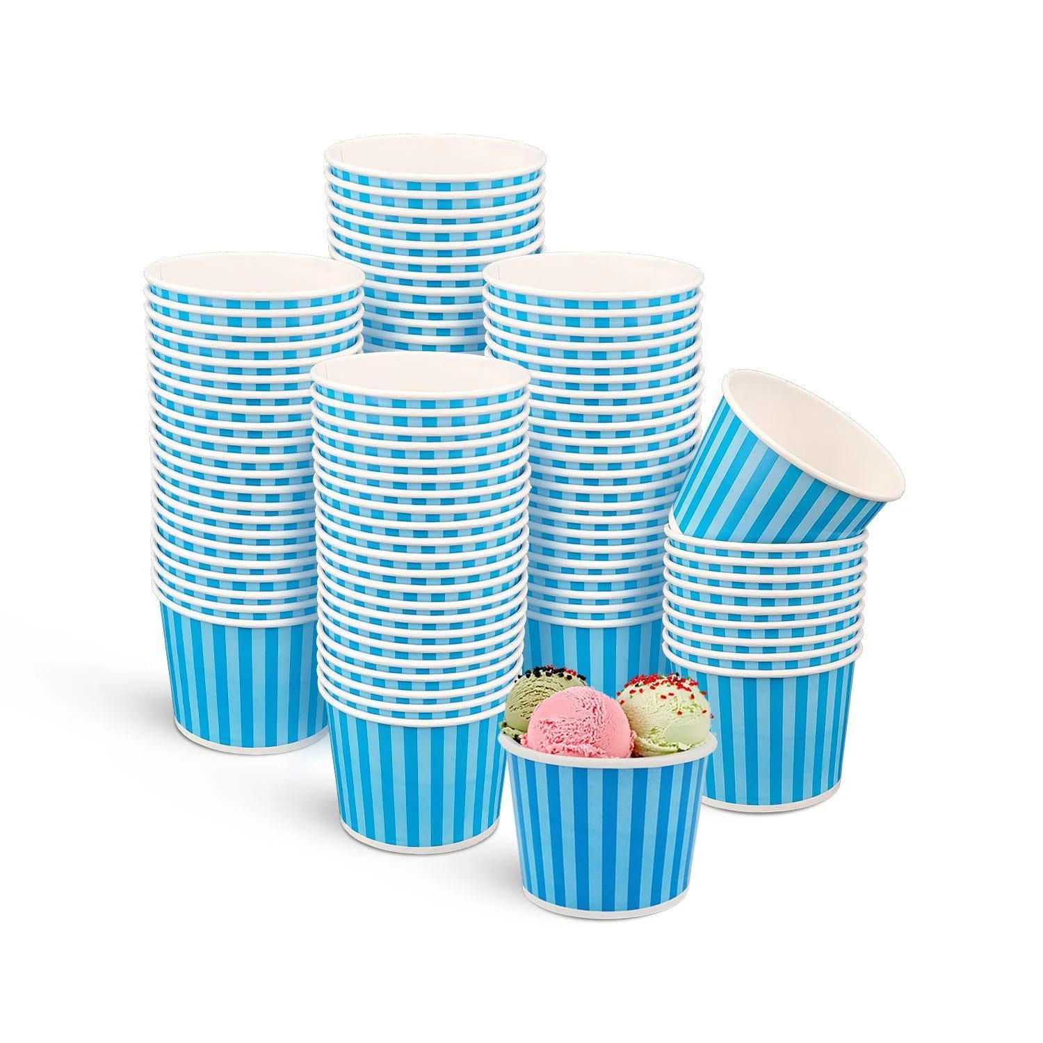 Eco-Craze - 400ml Ice Cream Paper Cups — Case (20 x 50 CT)