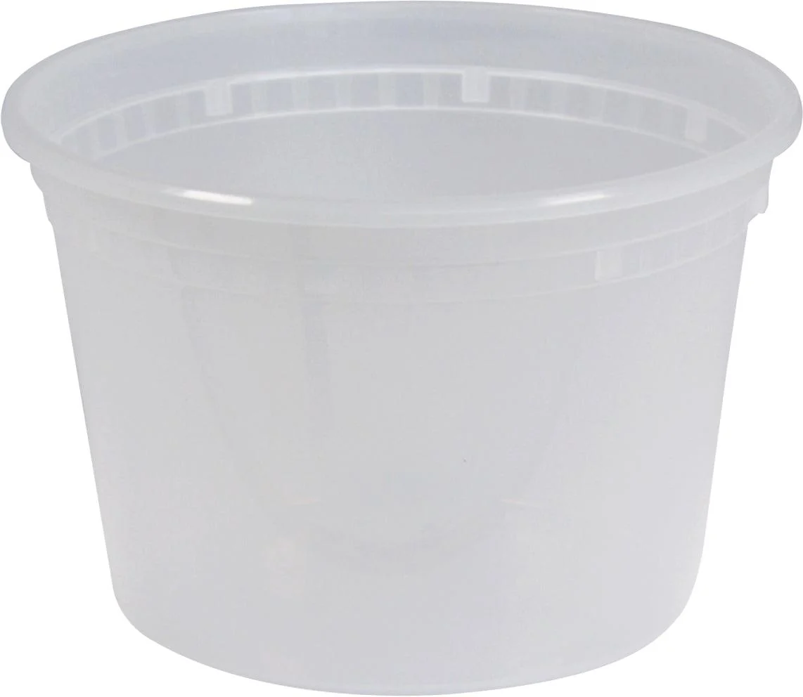 Value+ - 16oz Deli Container - Heavy - White - Retail Pack — Case (30 CT)
