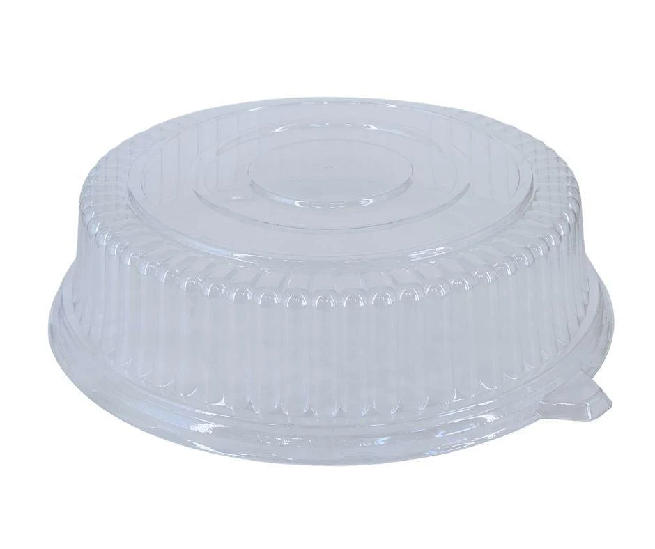 Value+ - CTP-16RL - 16" Lid for Round Catering Tray - Clear PET — Case (5 CT)