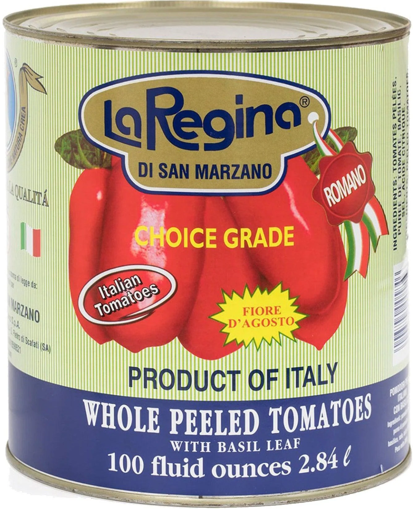 La Regina - Peeled Italian Whole Tomato - San Marzano — Each (100 OZ)
