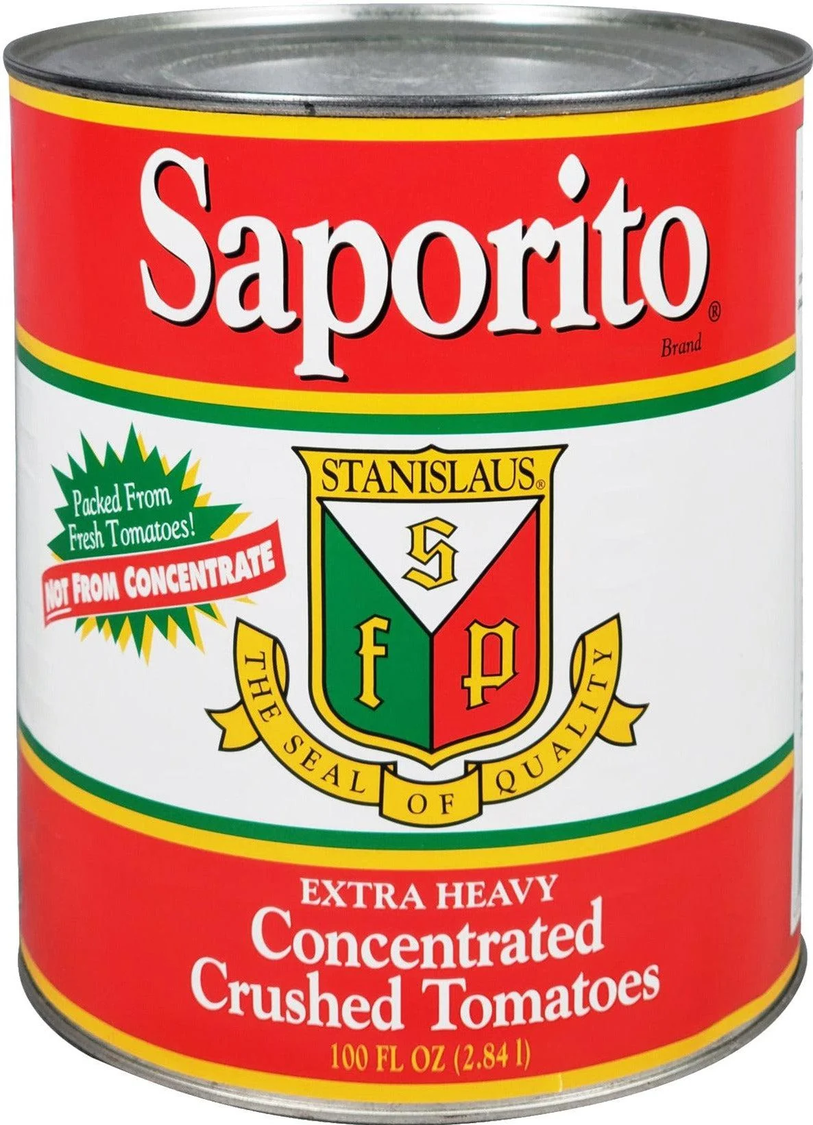 Saporito - Crushed Tomatoes - Extra Heavy — Case (6 x 100 OZ)