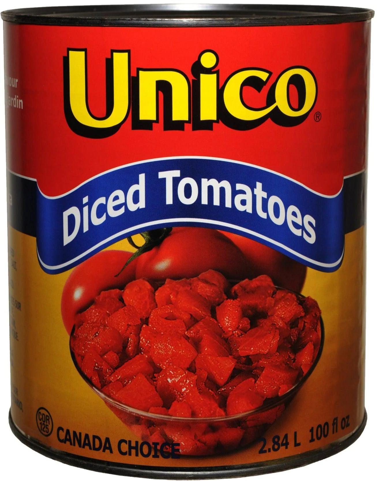 Unico - Tomato - Diced — Case (6 x 100 OZ)