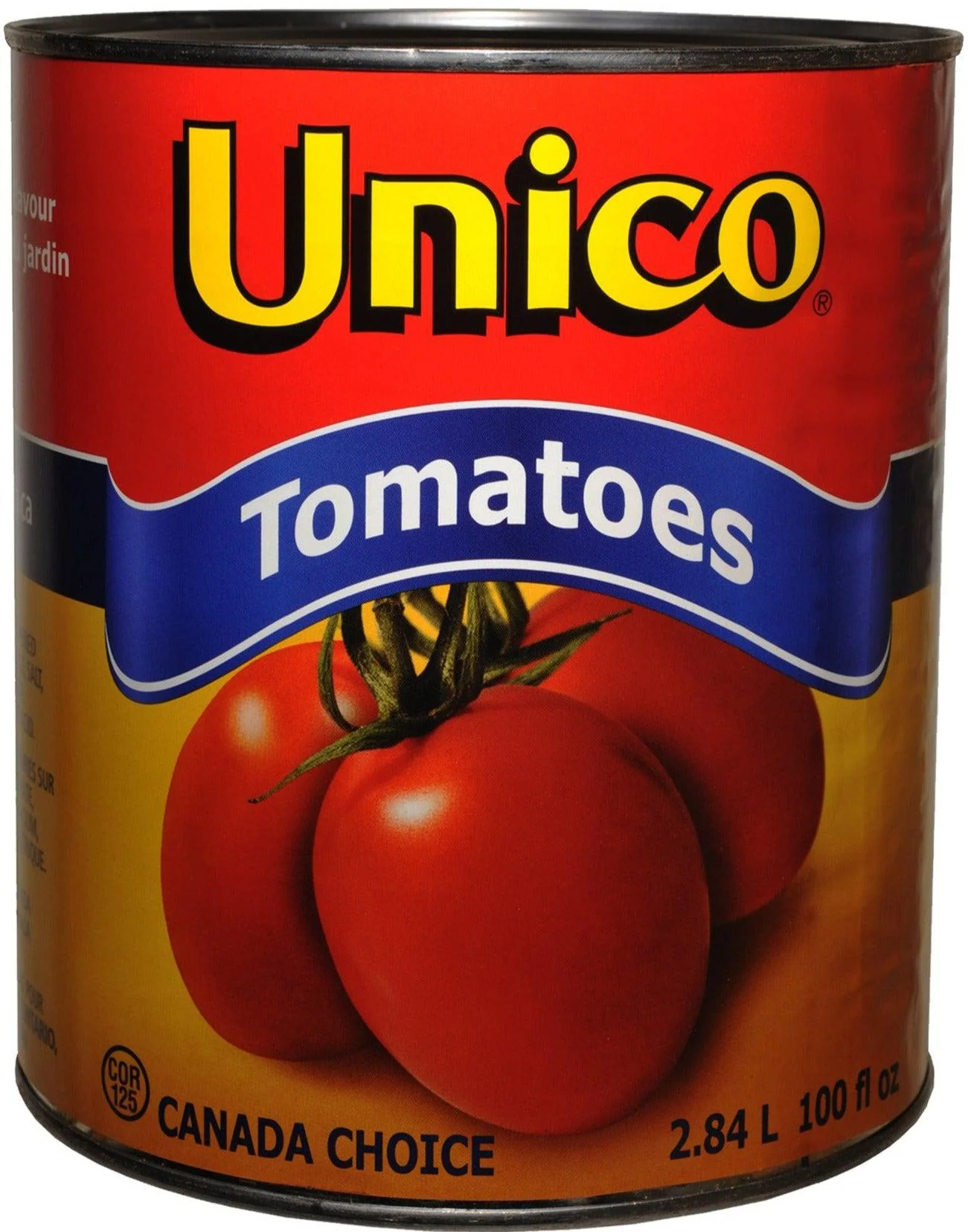 Unico - Tomato - Plum (Whole) — Case (6 x 100 OZ)