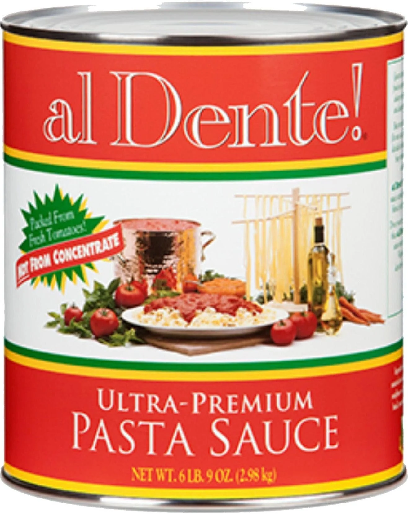 Full Red - Al Dente Premium Pasta Sauce — Case (6 x 100 OZ)