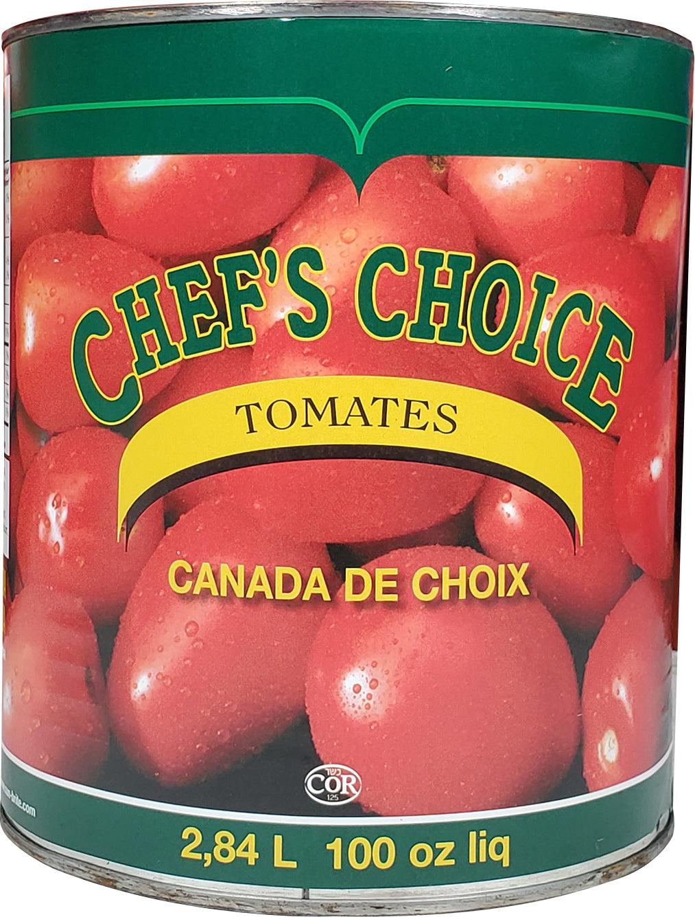 Chef's Choice - Whole Tomatoes — Case (6 x 100 OZ)