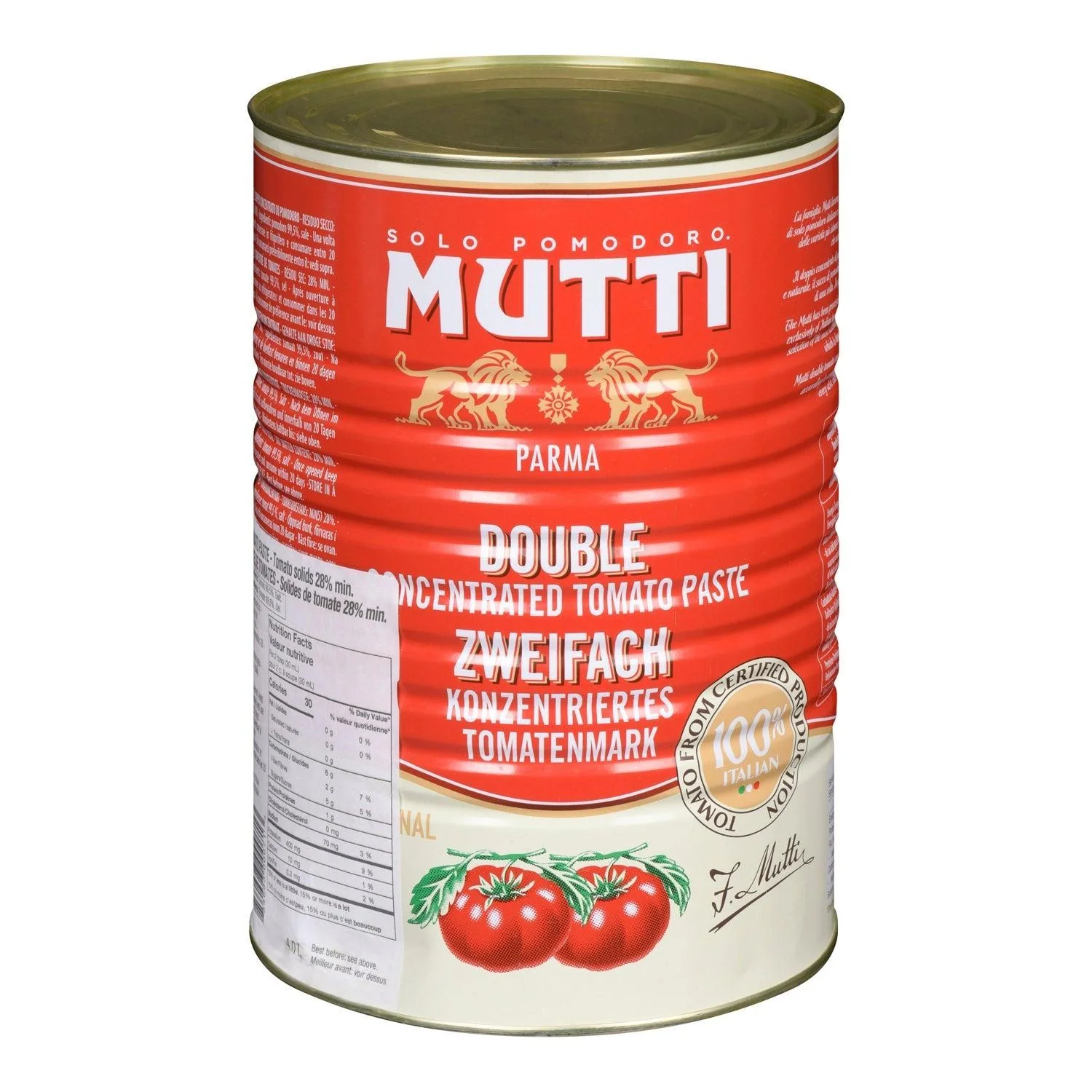 Mutti - Tomato Paste — Case (3 x 4250 ML)
