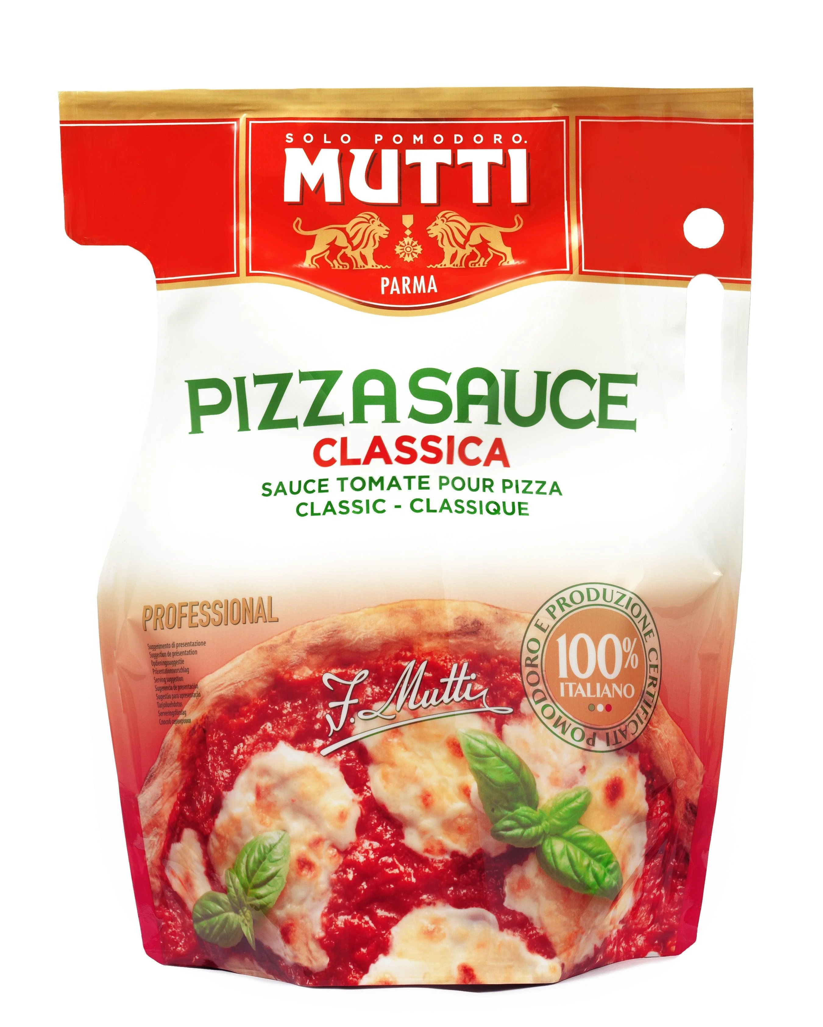 Mutti - Pizza Sauce - Classic - Pouch — Each (5 KG)