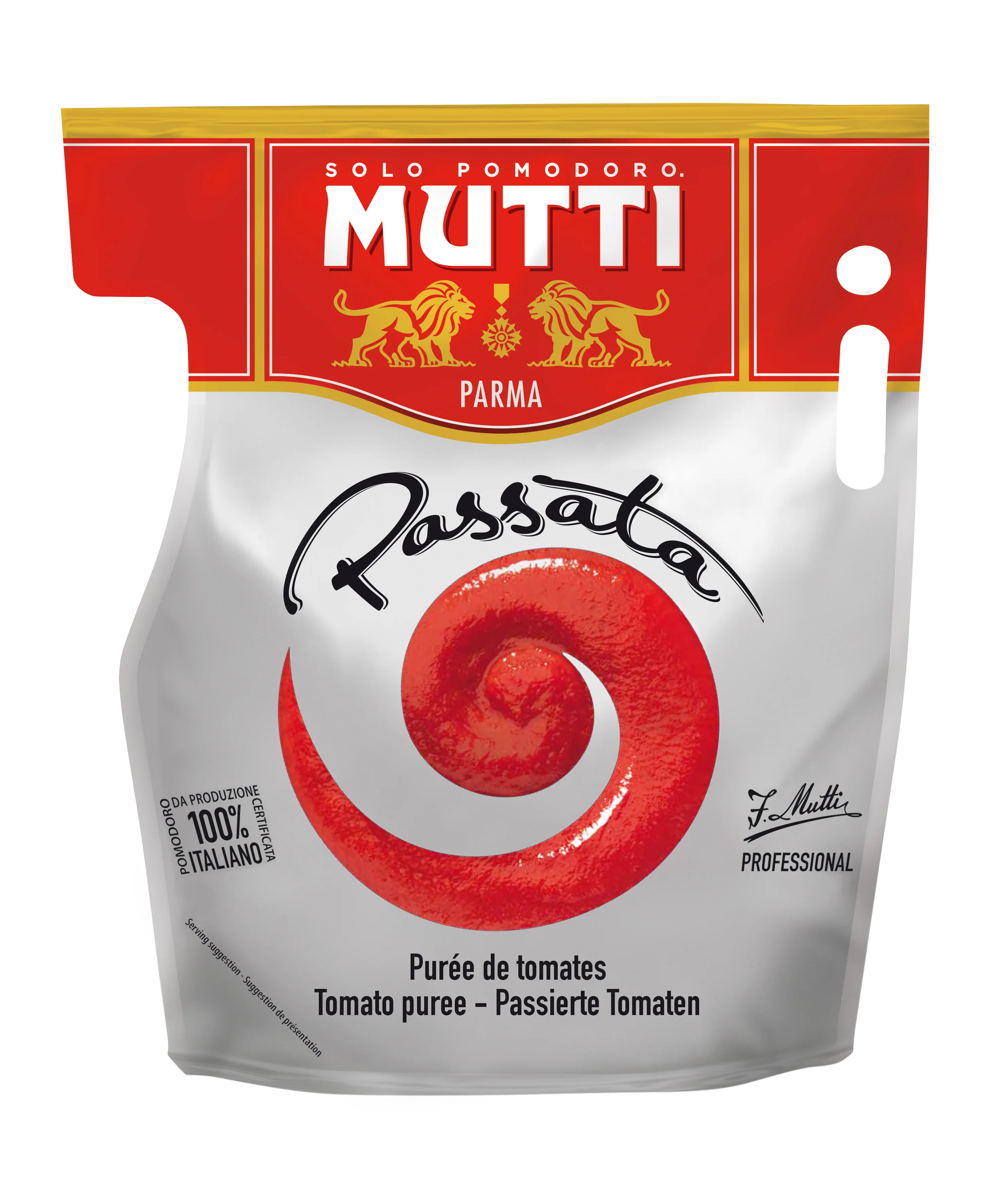 Mutti - Strained Tomatoes - Passata - Pouch - 3kg — Each (2.84 L)