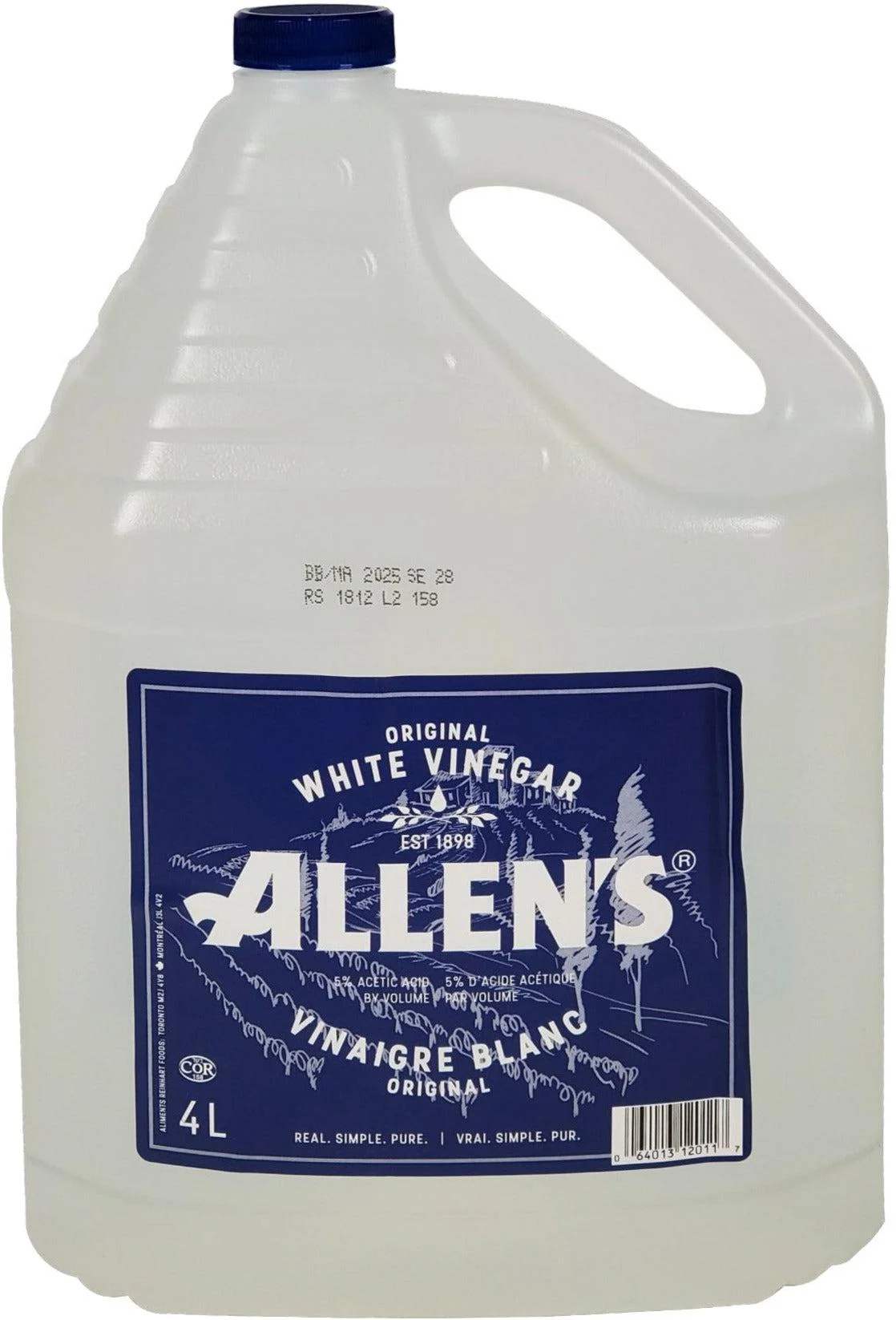 Allen's - White - Vinegar — Case (6 x 4 L)