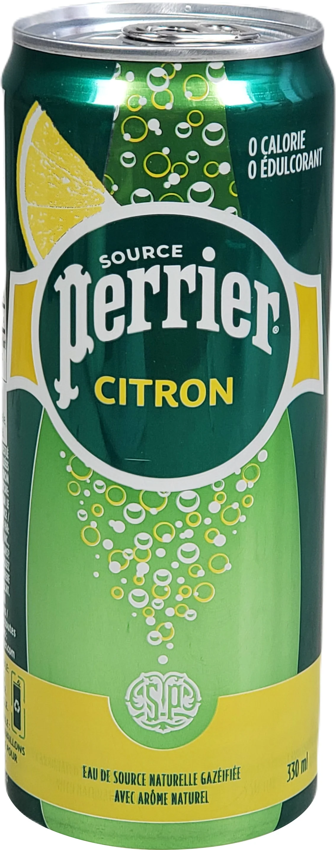 Perrier - Water - Lemon - Slim Cans — Case (8 x 330 ML)