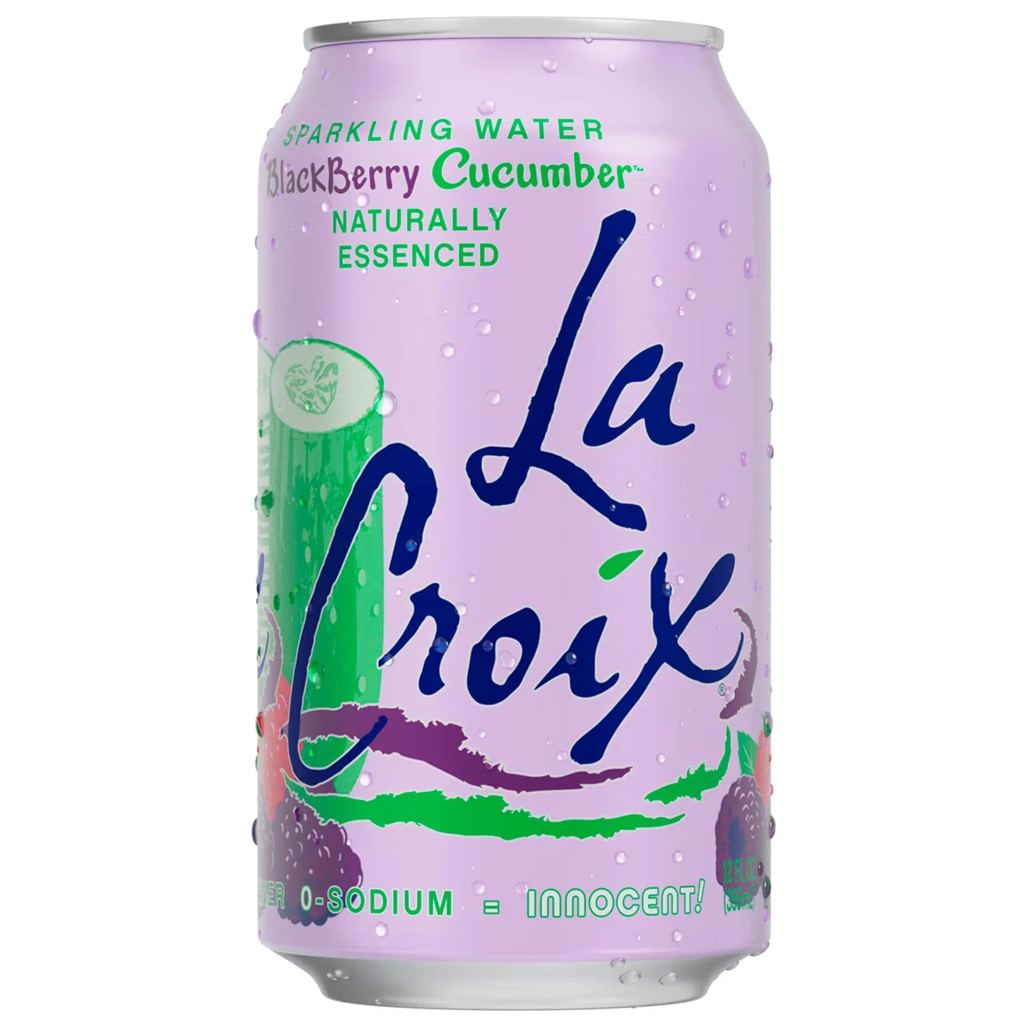 La Croix - Sparkling Water - Blackberry Cucumber — Case (3 x 8 x 355 ML)