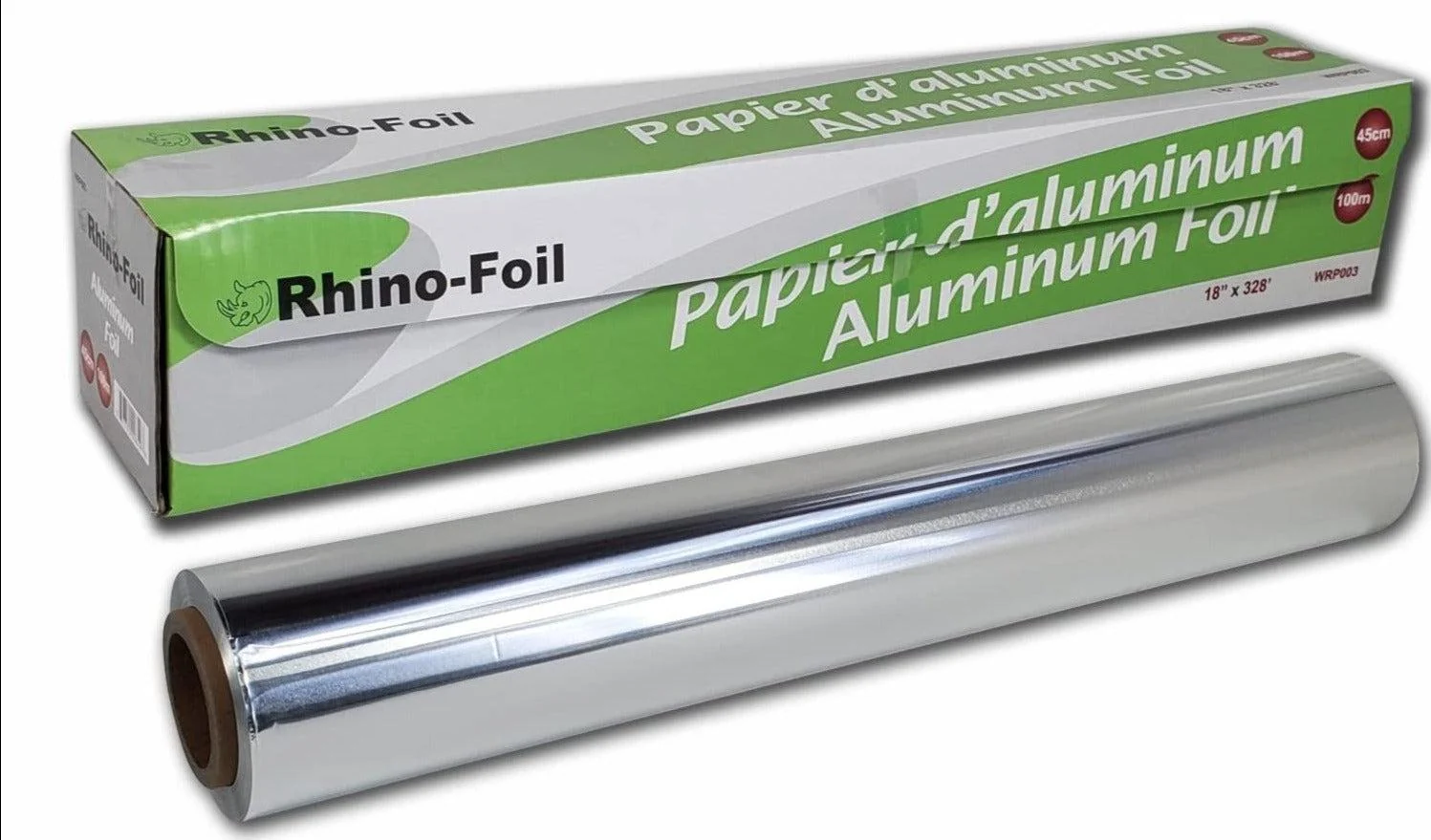 Rhino-Foil - 18" Aluminium Foil Roll - 100M — Each (1 CT)