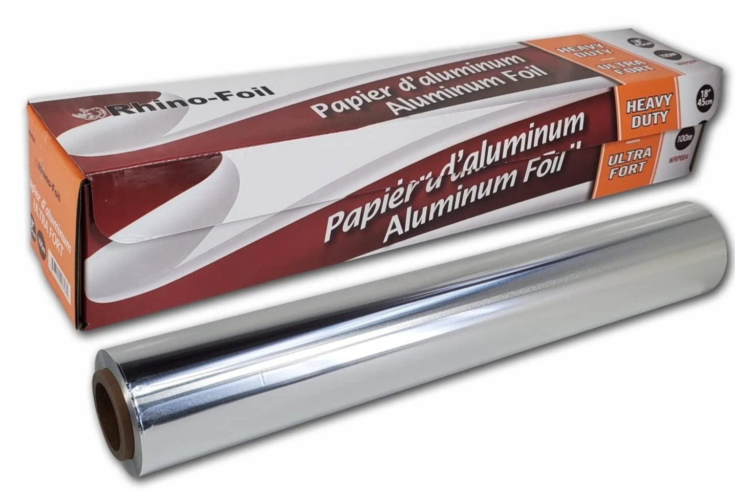 Rhino-Foil - 18" Aluminium Foil Roll - Heavy Duty - 100M — Each (1 CT)