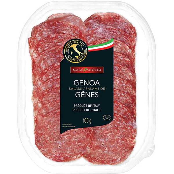 MARC ANGELO - PRESLICED GENOA SALAMI 100GR