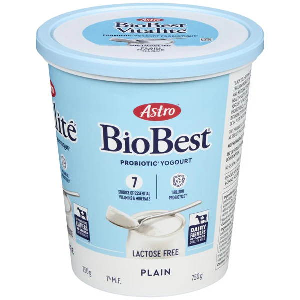 ASTRO - BIOBEST LACTOSE REDUCED PLAIN YOGURT 750ML