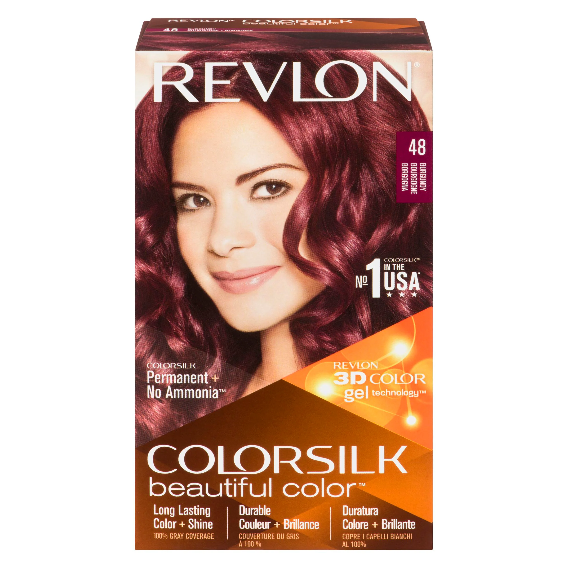 REVLON - COLORSILK #48 BURGUNDY EA