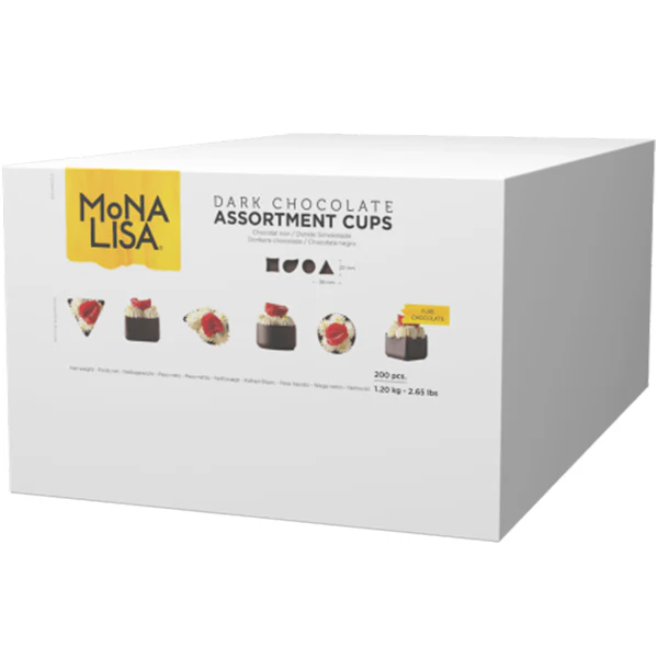 CALLEBAUT - DARK ASSORTMENT PETITS FOUR 1X200