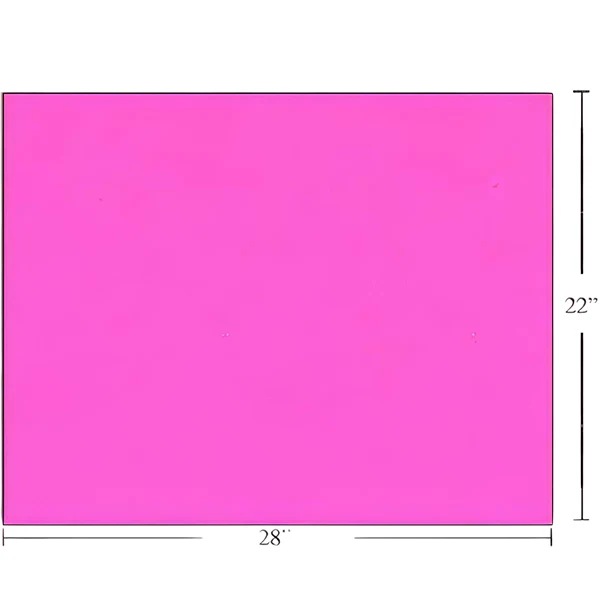 CTG - BRISTOL BOARD FLUORESCENT PINK 50x EA
