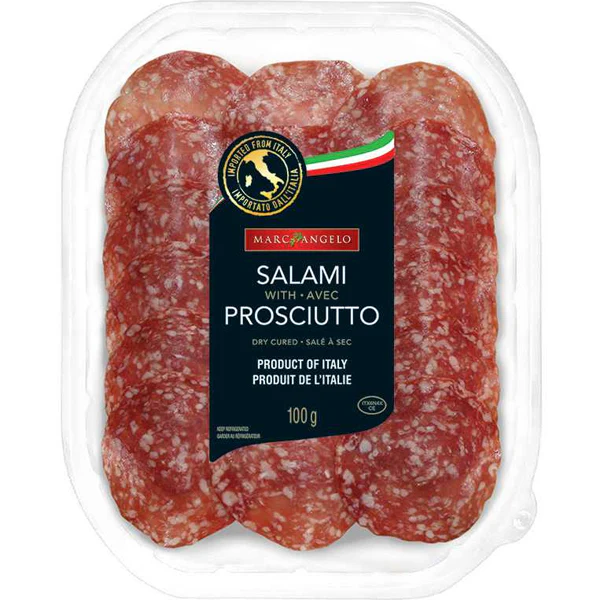 MARC ANGELO - SALAMI WITH PROSCIUTTO 10x100 GR