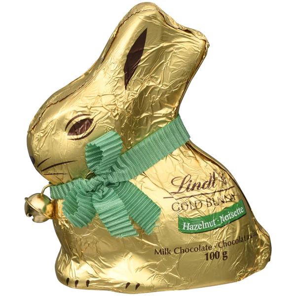 LINDT - GOLD BUNNY HAZELNUT 16x100 GR