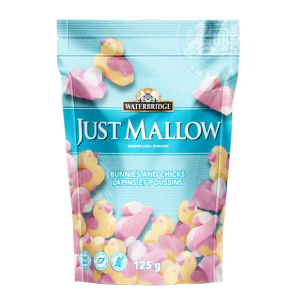 WATERBRIDGE - BUNNIES & CHICKS MALLOWS 12x125 GR